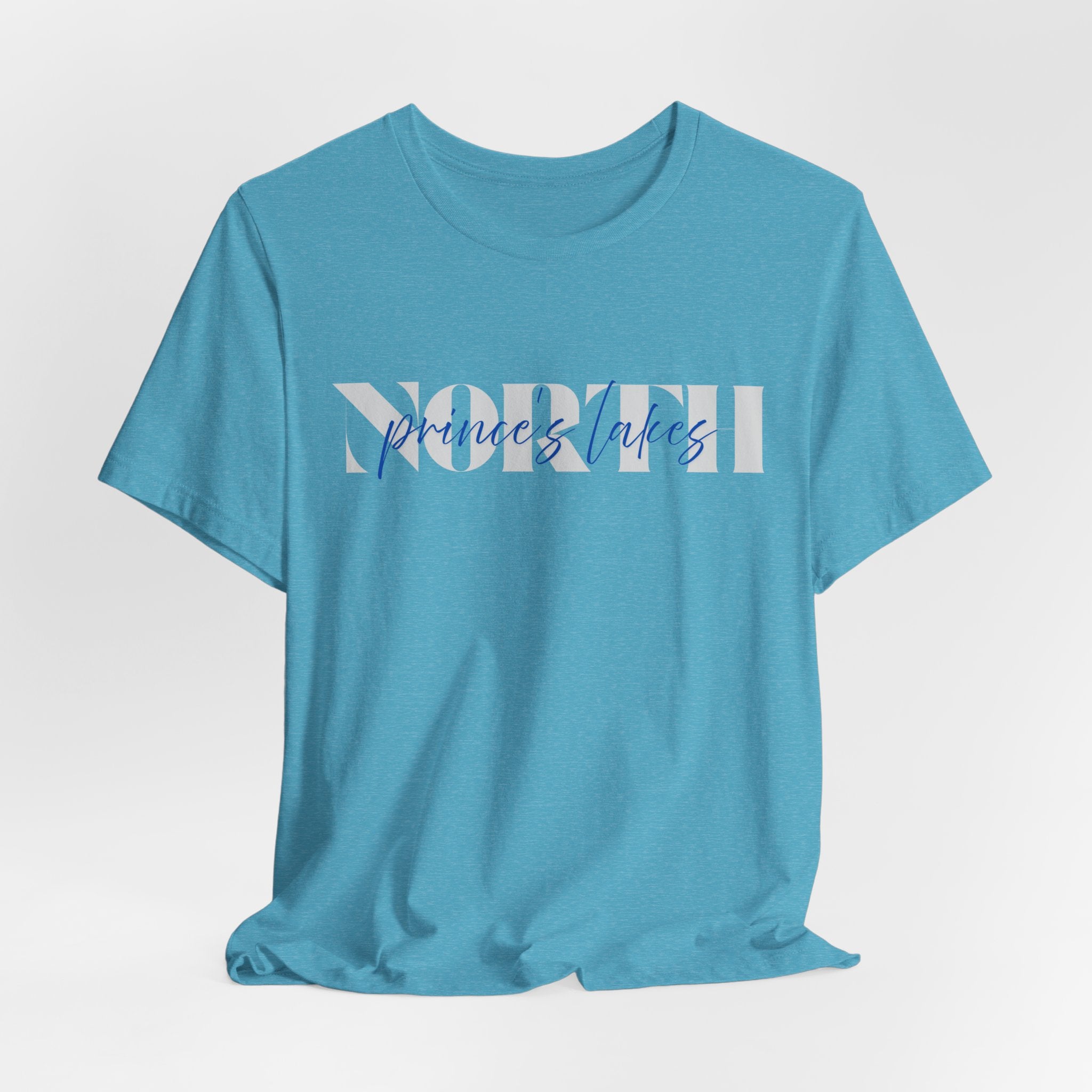 Prince's Lakes NORTH Tee — Script Graphic T-Shirt