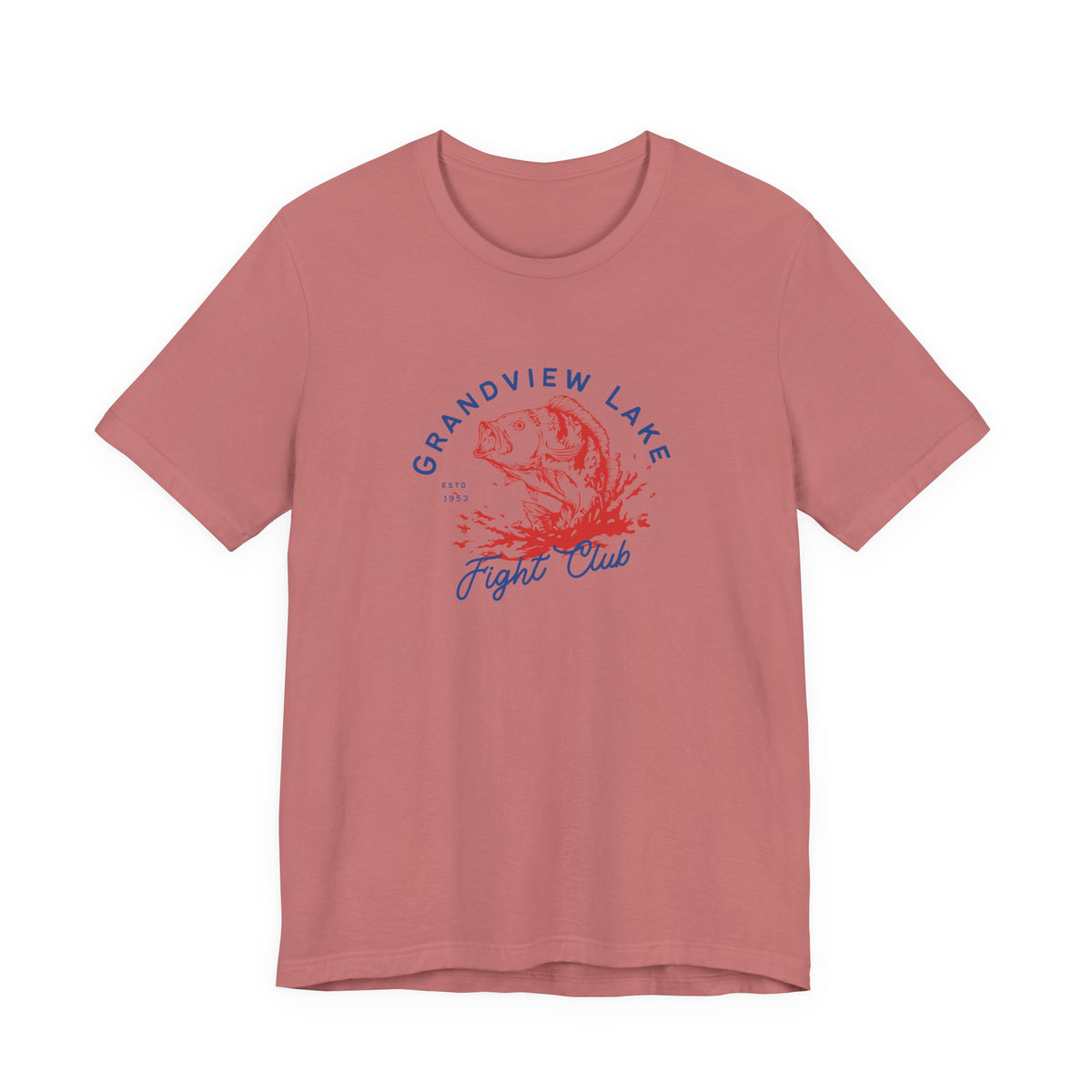 Grandview Lake Fight Club Fishing T-Shirt