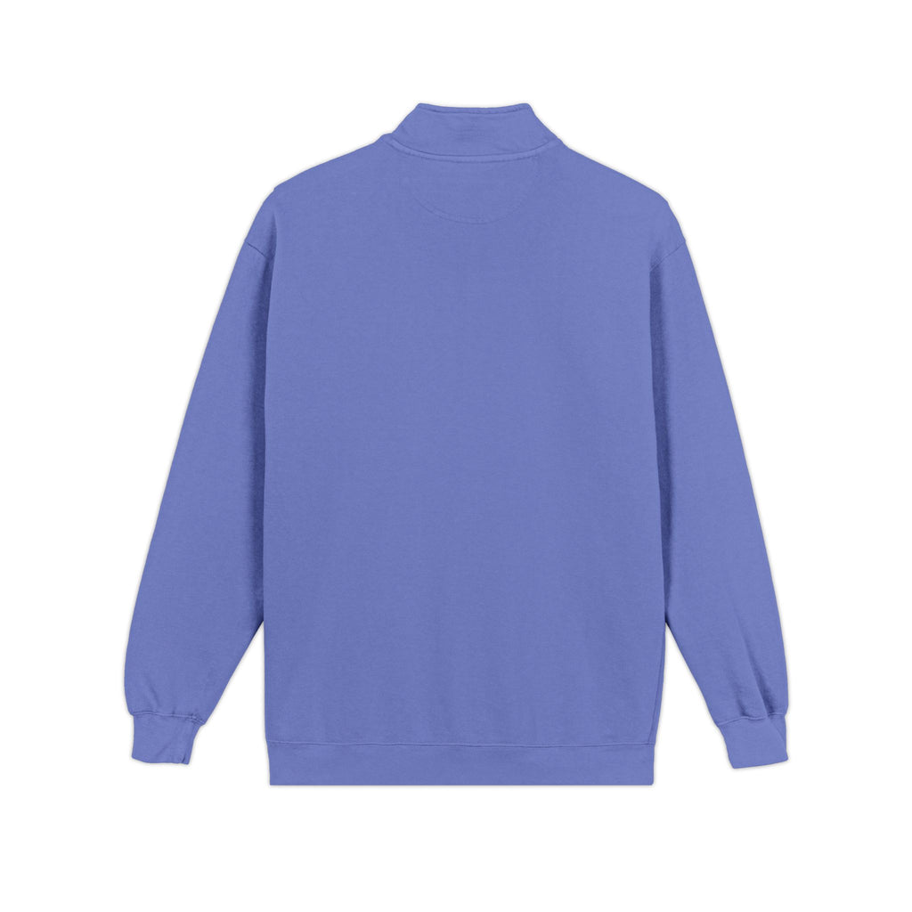 Quarter-Zip Sweatshirt — Pleasant Lake Retro Sunset Patch