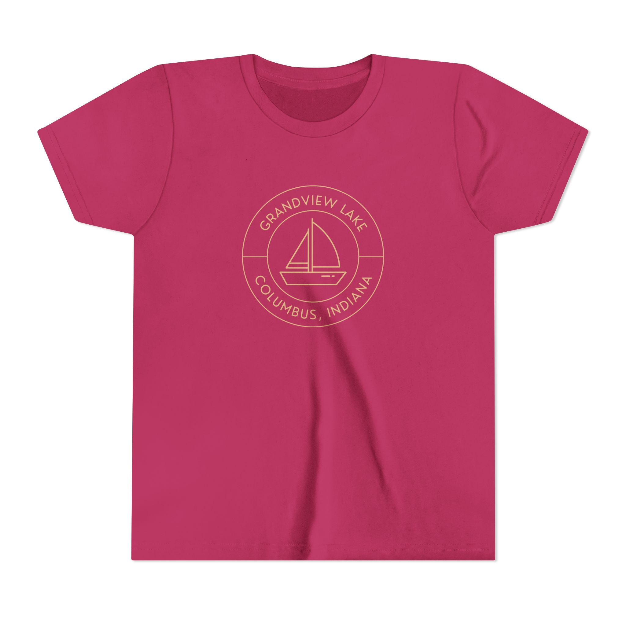 Youth Tee — Sailboat Grandview Lake Kids T-Shirt