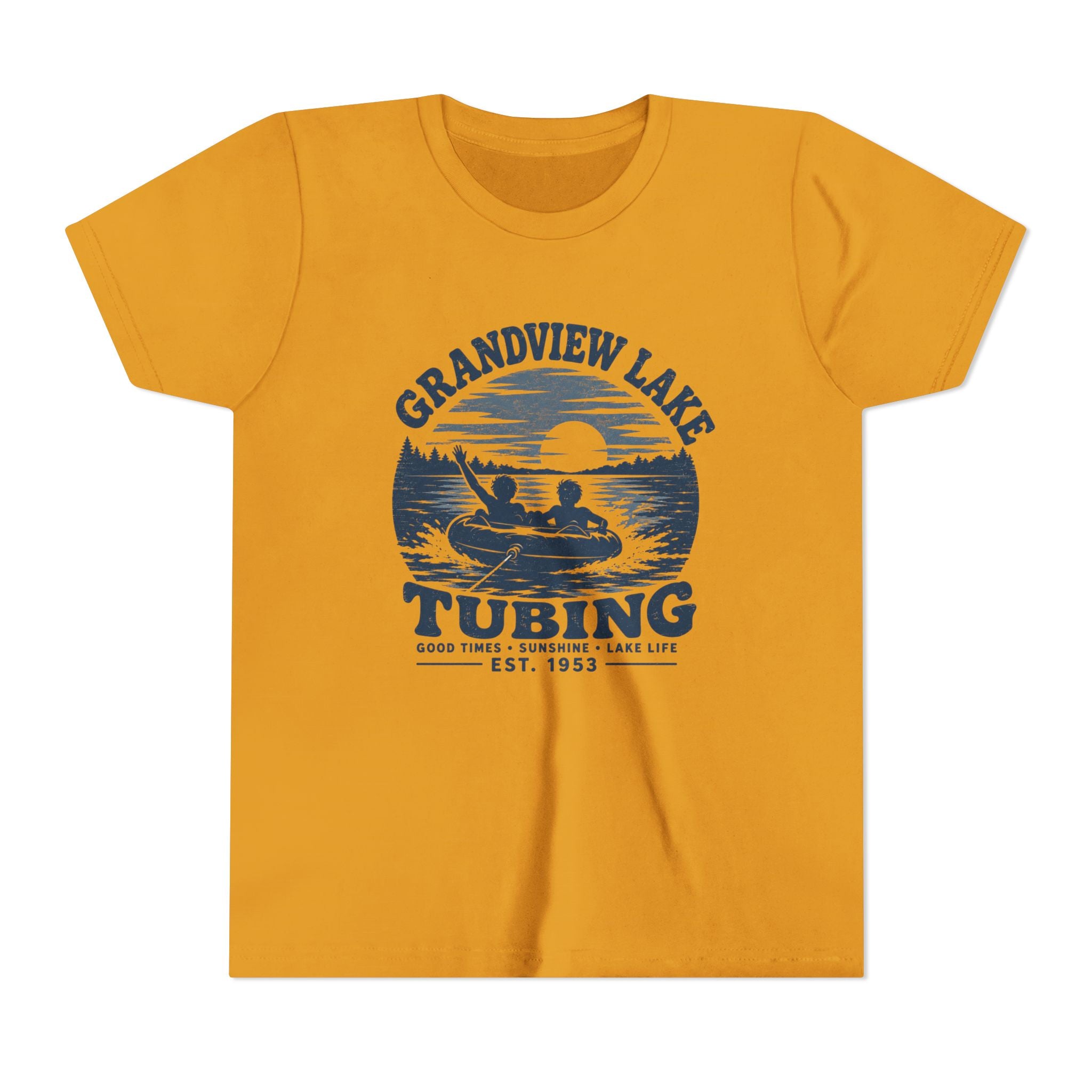 Youth T-Shirt - Grandview Lake Tubing Vintage Design