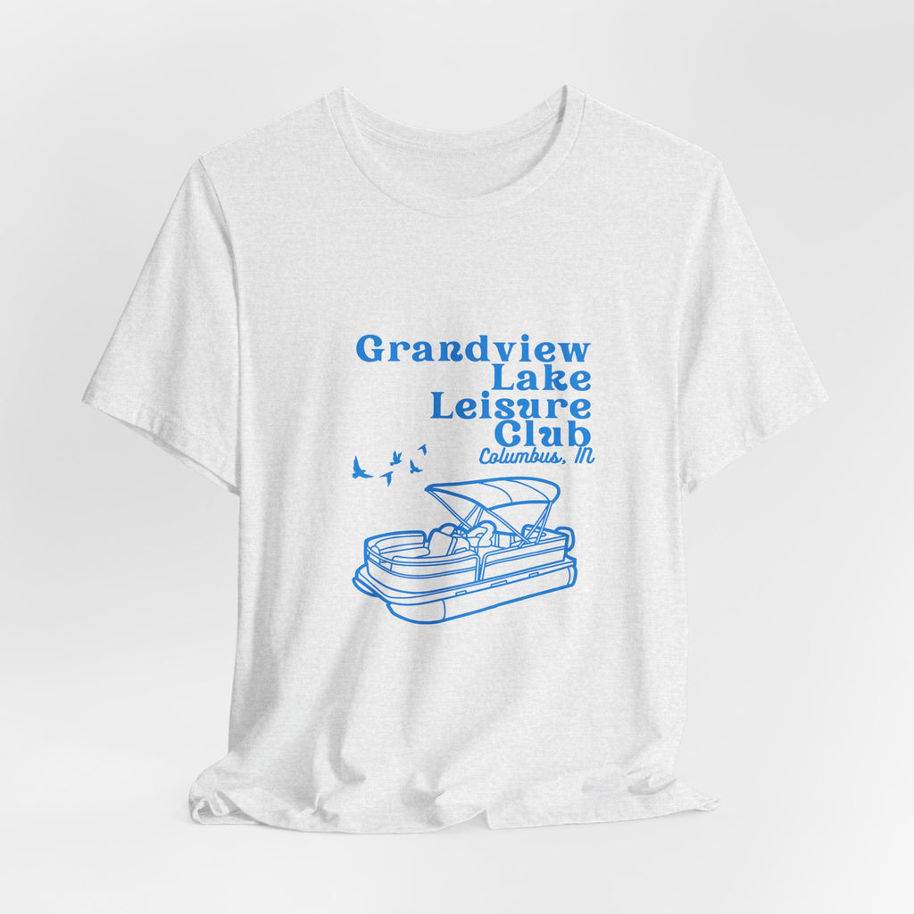 Pontoon Tee – "Grandview Lake Leisure Club" Vintage Boating T-Shirt