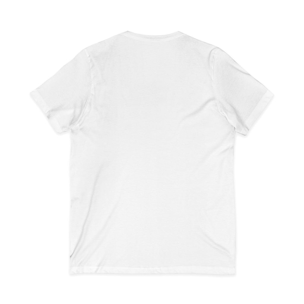 Lake Life V-Neck Tee — Pink Minimalist Icons T-Shirt