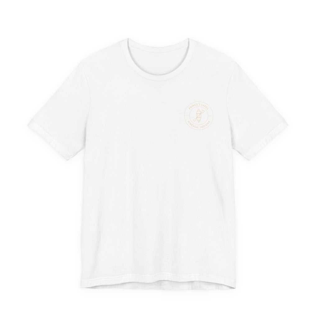 Kayak Pocket & Back Print Prince's Lakes Minimalist Tee —  Short Sleeve Shirt
