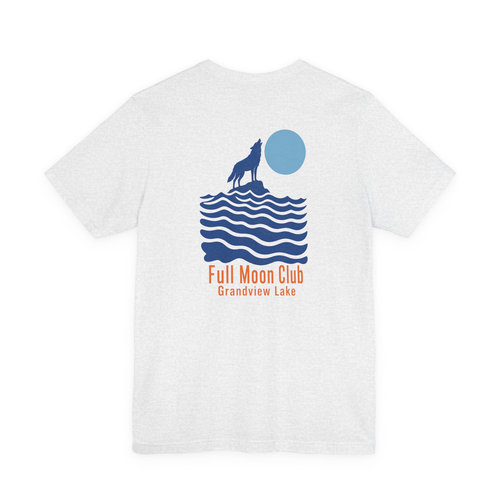 Grandview Full Moon Club Lake T-Shirt — Wolf Moon Graphic Tee