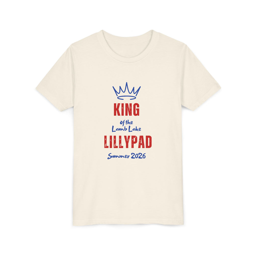 King of the Lamb Lake Lillypad Youth Tee — Cute Summer 2026 Kids Shirt