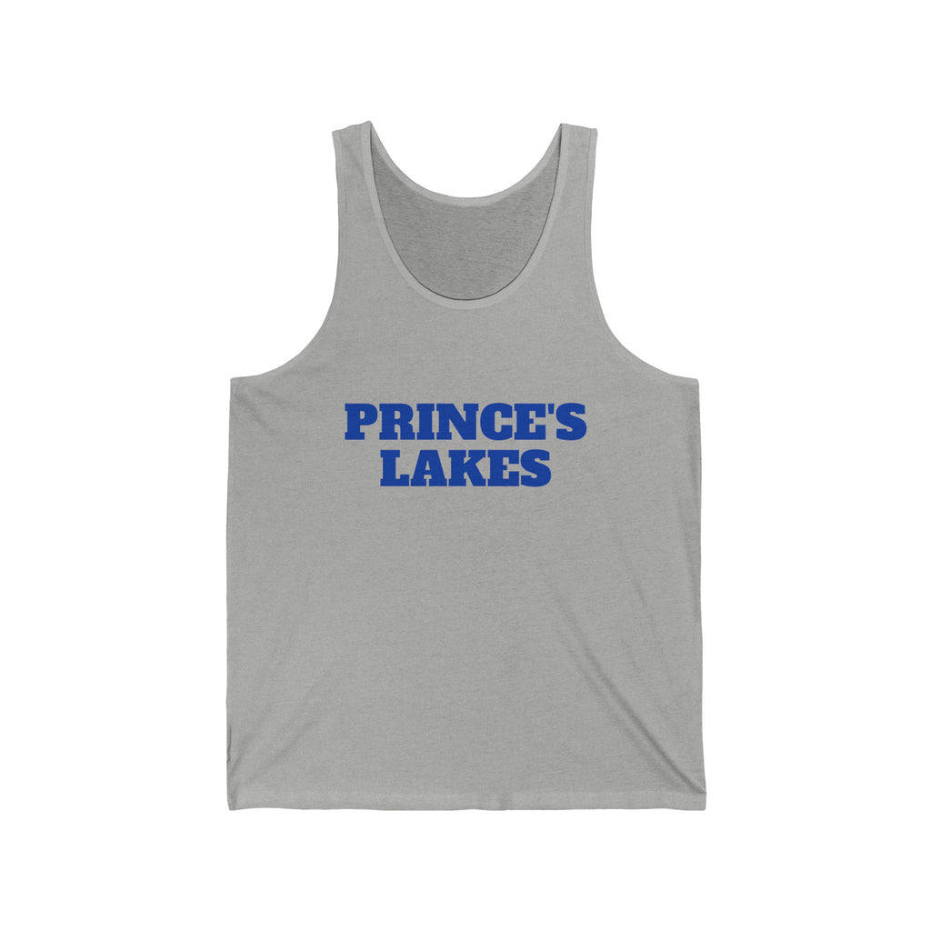 Prince's Lakes Tank Top — Retro Collegiate Text