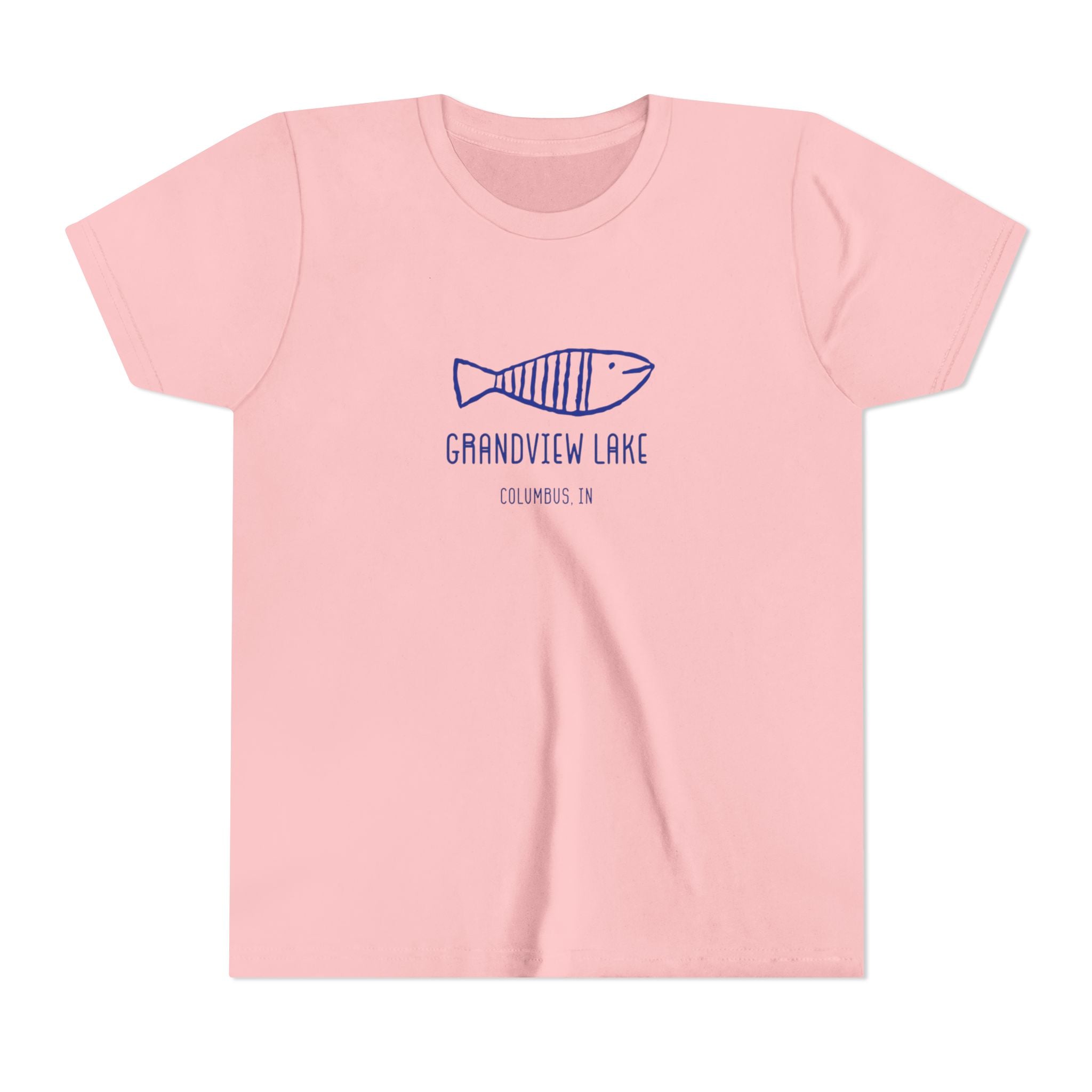 Youth Tee — 'Grandview Lake' Retro Fish Kids T-Shirt