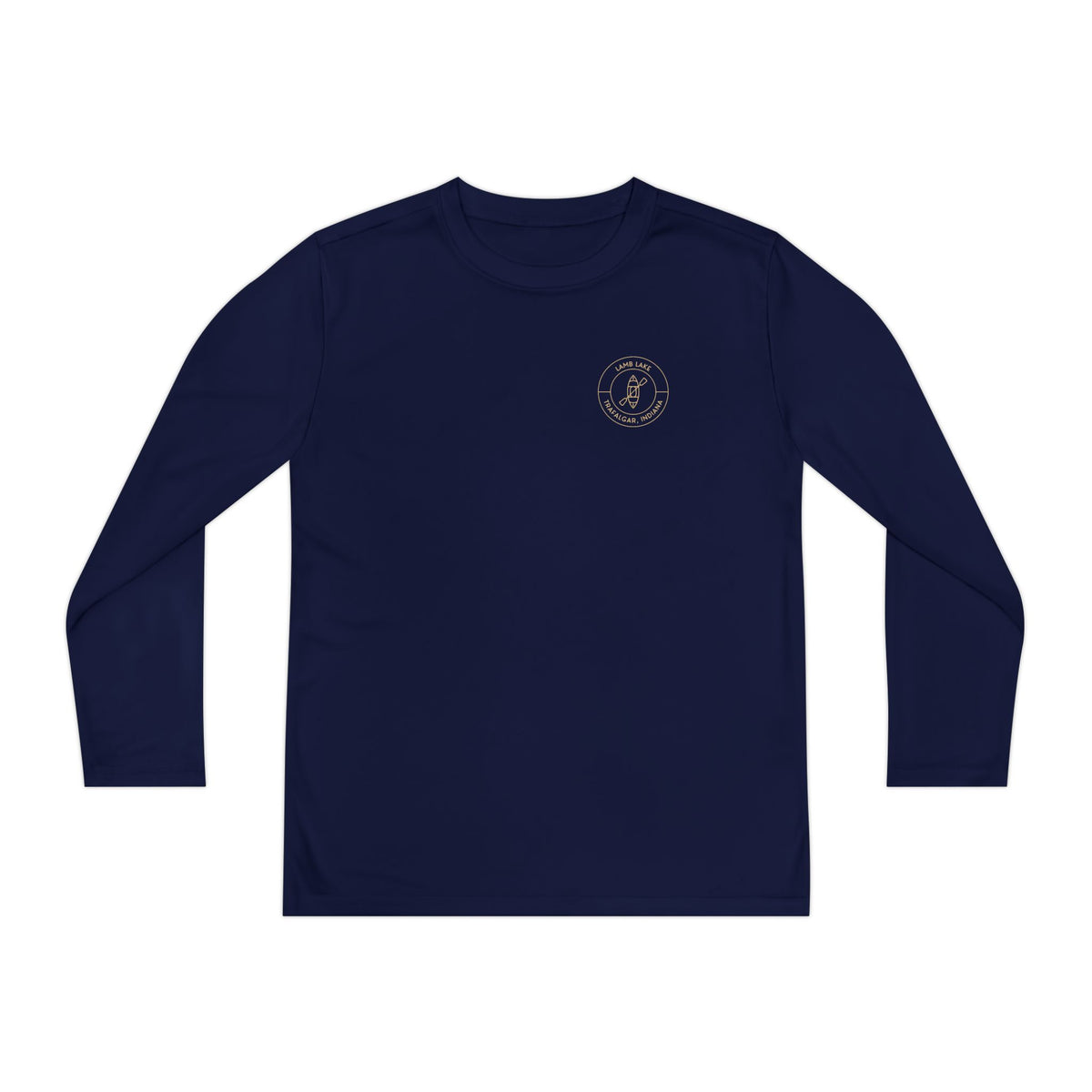 Youth Long Sleeve Tee - Lamb Lake Kayak Logo
