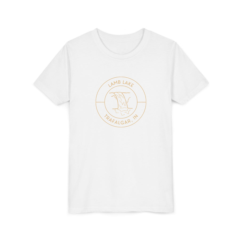 Youth Tee — Lamb Lake Waterfall Emblem