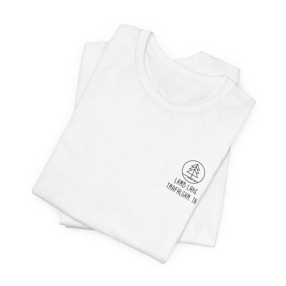 Lamb Lake Minimalist Tee — Lake Forest Graphic Short Sleeve Shirt