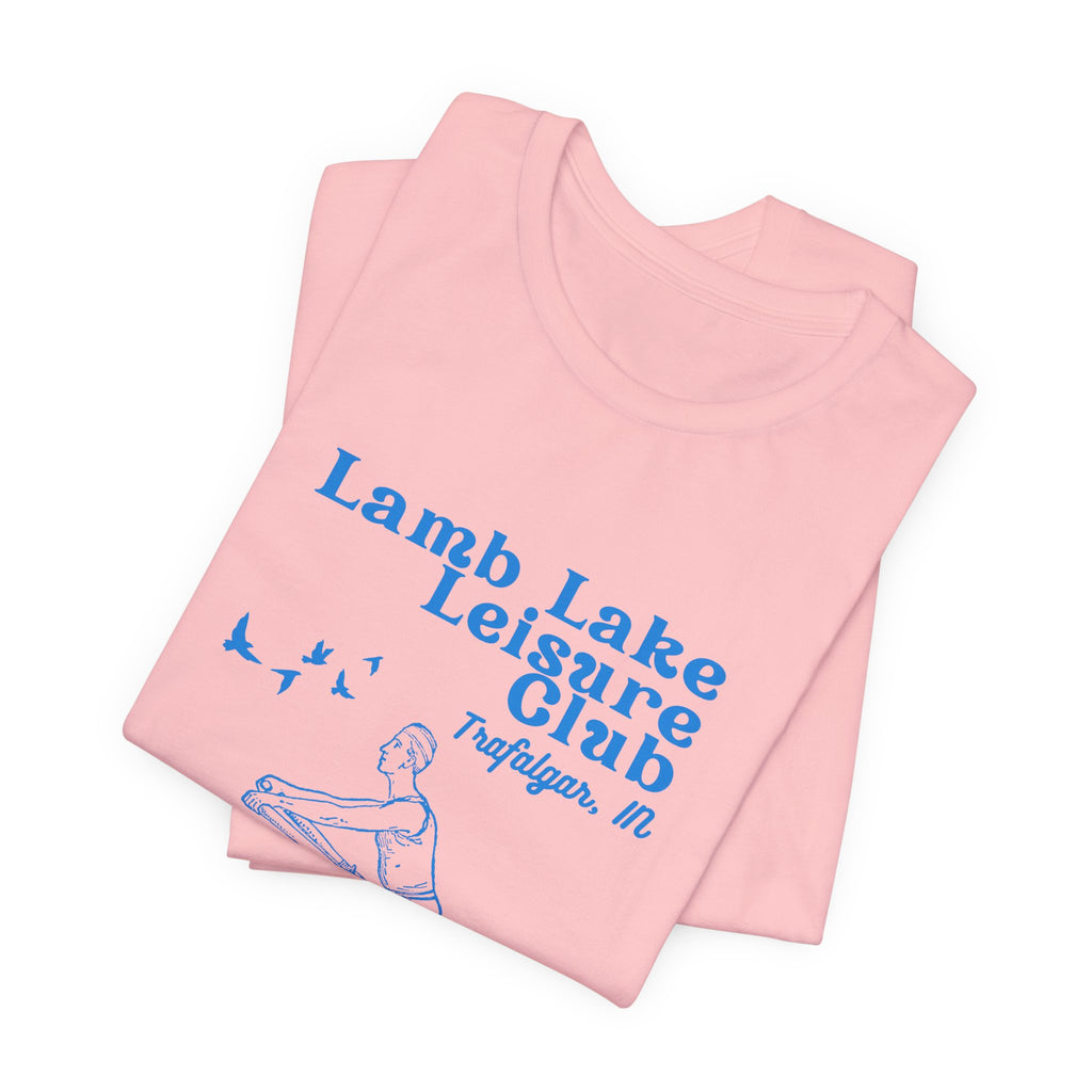 Kayak Tee – "Lamb Lake Leisure Club" Vintage Boating T-Shirt