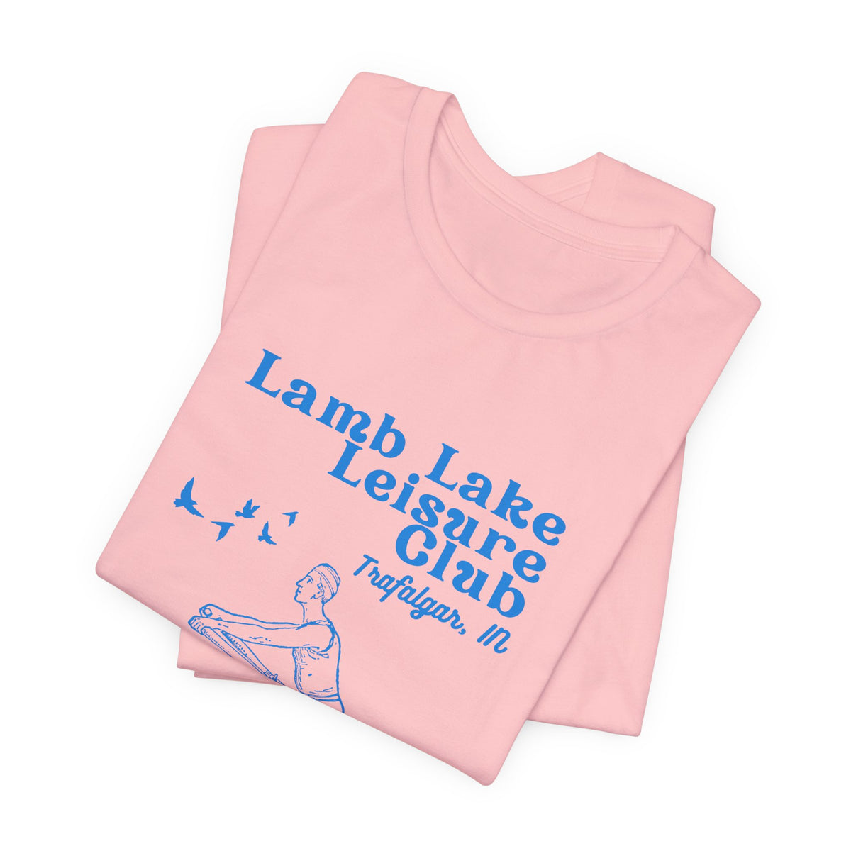 Kayak Tee – "Lamb Lake Leisure Club" Vintage Boating T-Shirt