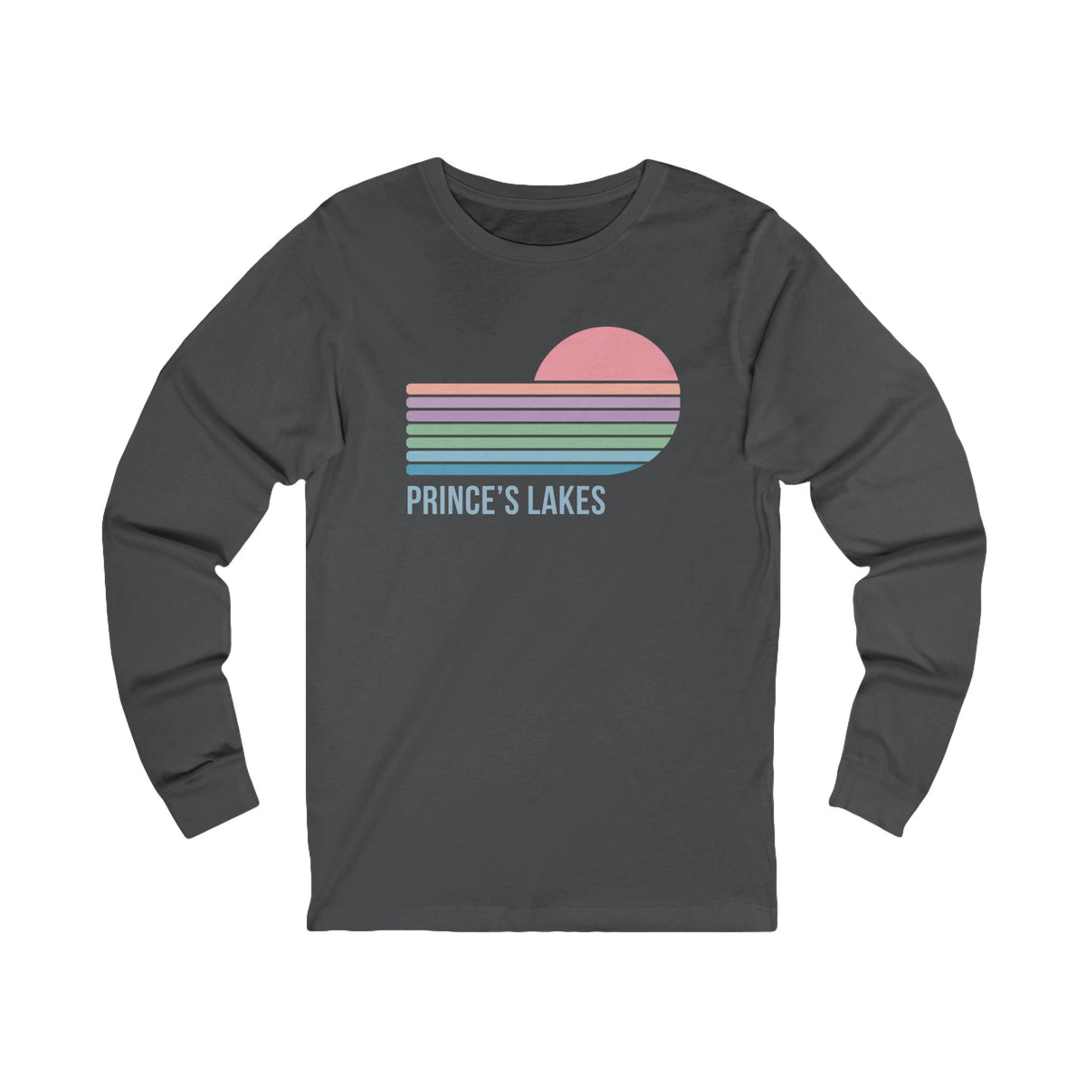 Prince's Lakes Retro Sunset Long Sleeve Tee