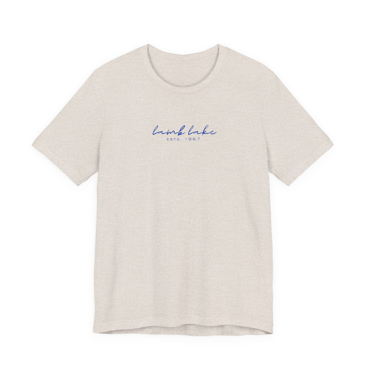 'lamb lake" Unisex Jersey Short Sleeve Tee
