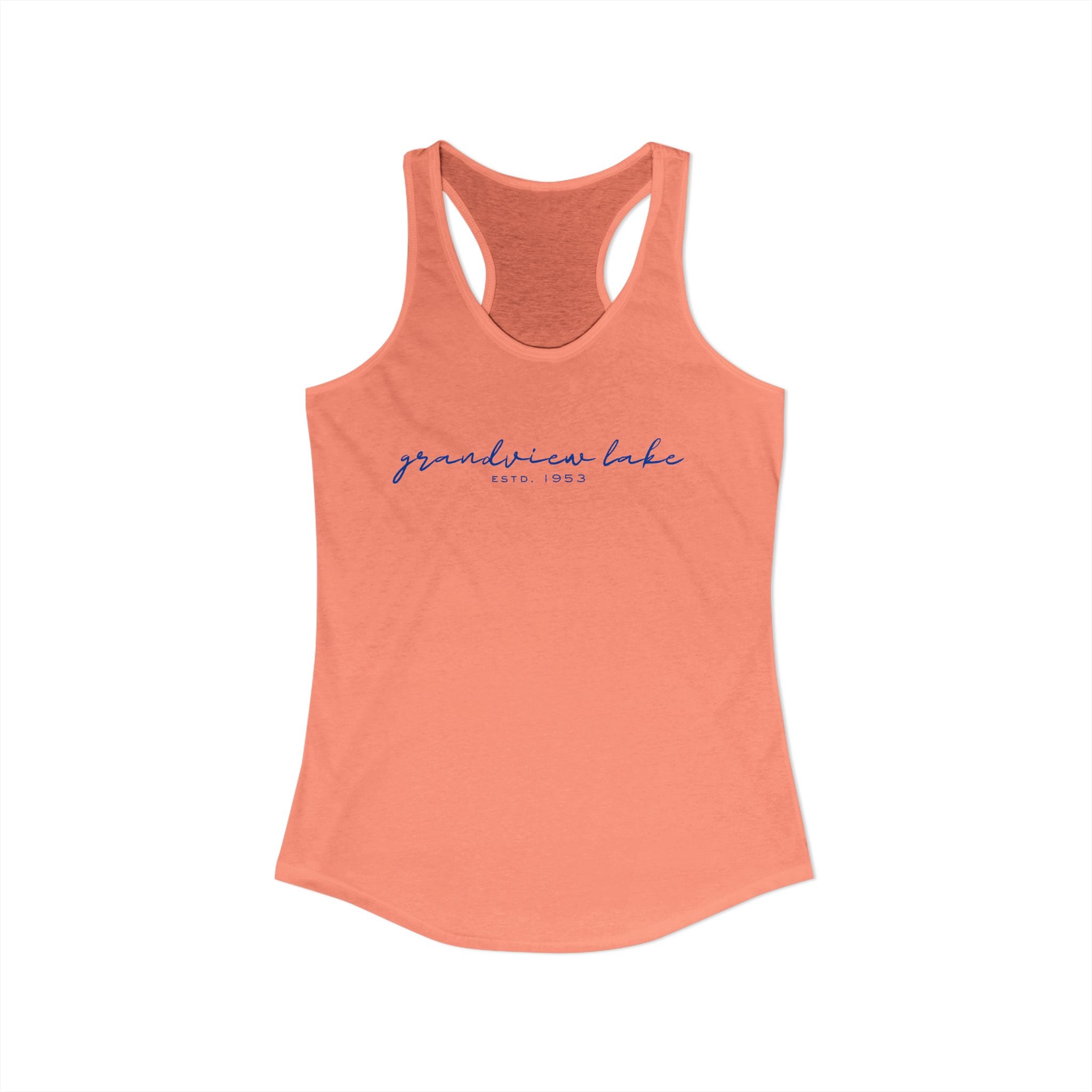 Women's Racerback Tank- "Grandview Lake"