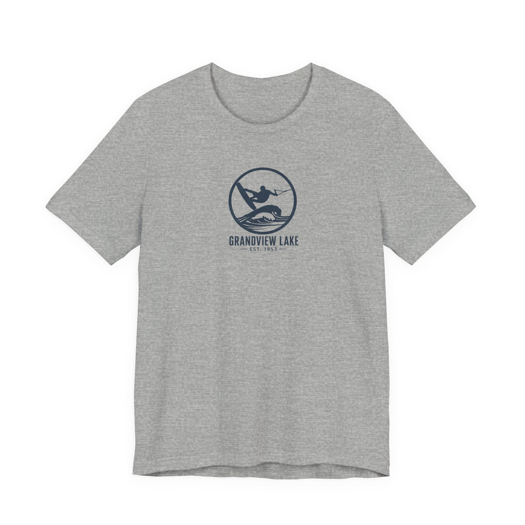 Grandview Lake Wakesurf Emblem Tee — Unisex