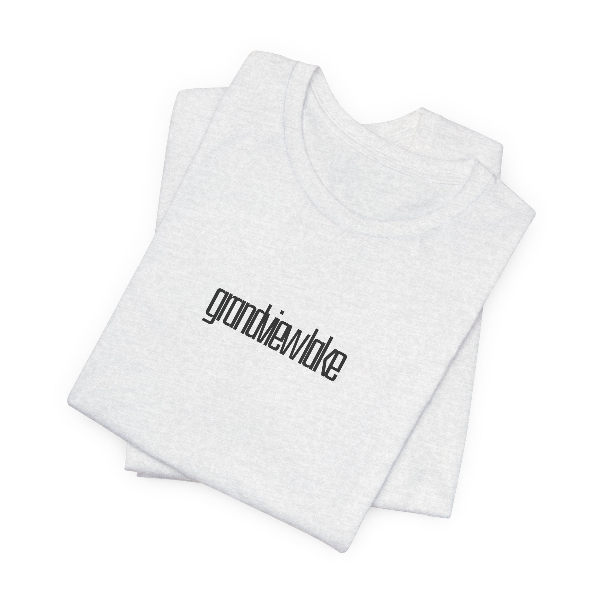 'grandview lake' Graphic Tee —  Minimal Logo T‑Shirt