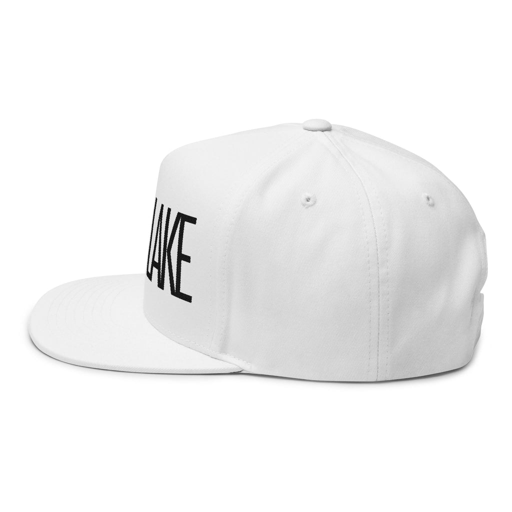 LAMB LAKE Embroidered Flat Bill Cap