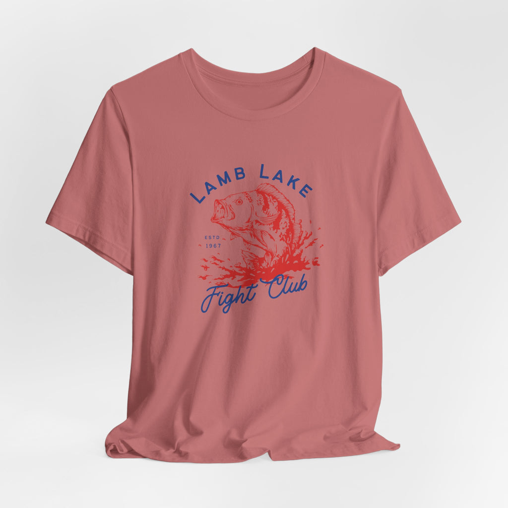 Lamb Lake Fight Club Fishing T-Shirt