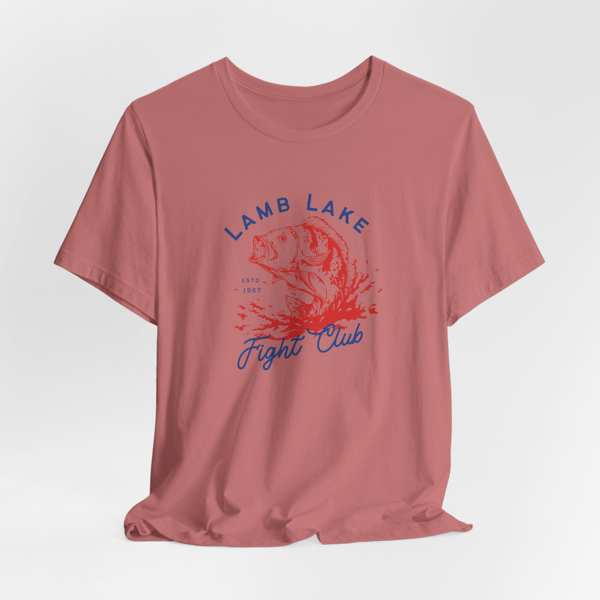 Lamb Lake Fight Club Fishing T-Shirt