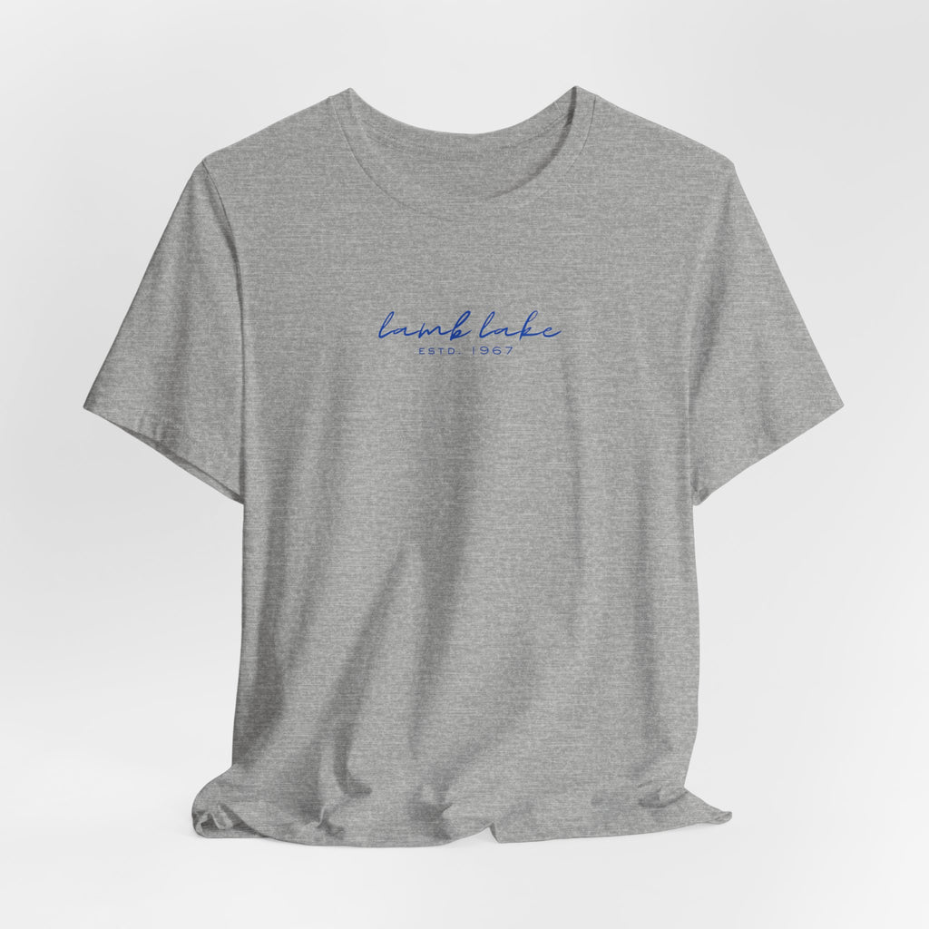 'lamb lake" Unisex Jersey Short Sleeve Tee