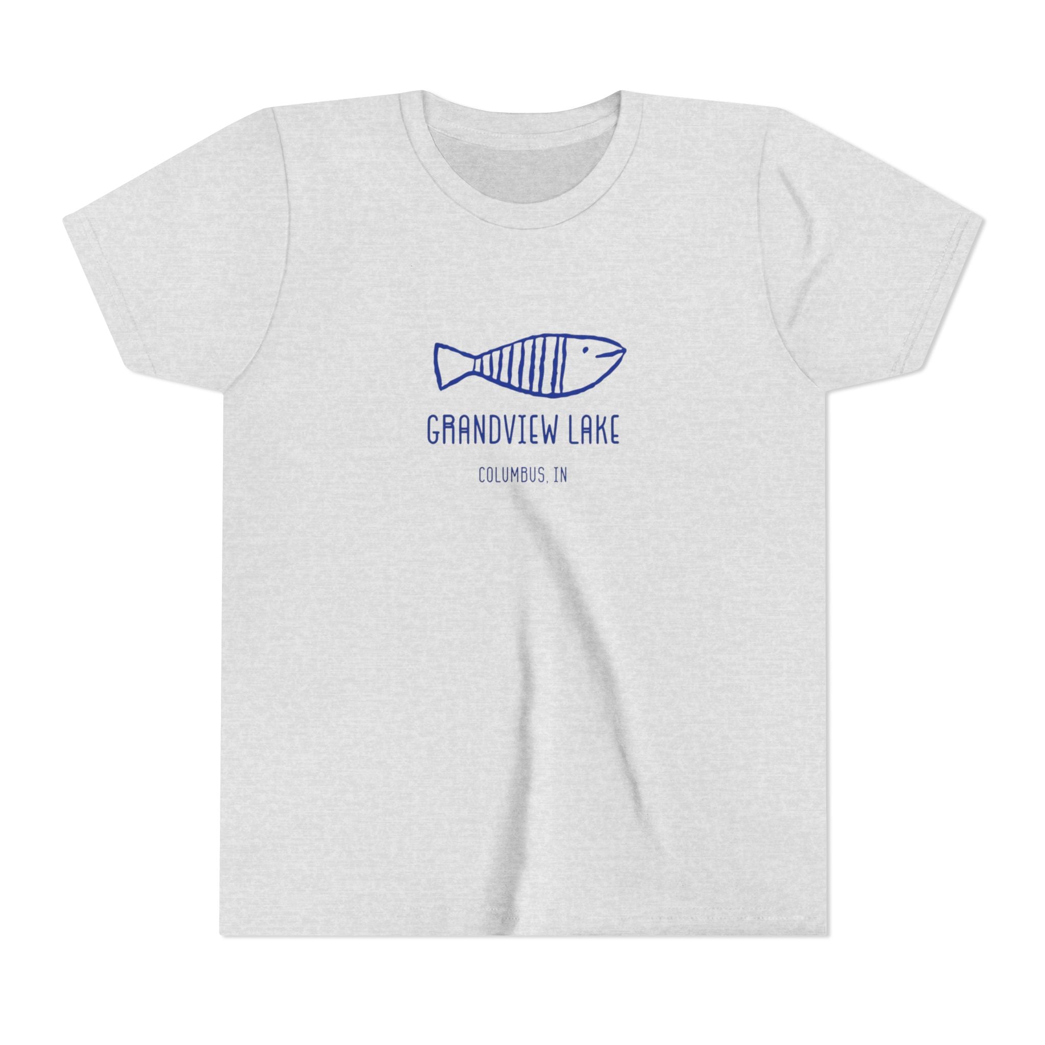 Youth Tee — 'Grandview Lake' Retro Fish Kids T-Shirt