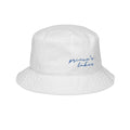 Embroidered "Prince's Lake" Script Bucket Hat — Casual Summer Fishing & Outdoor Hat