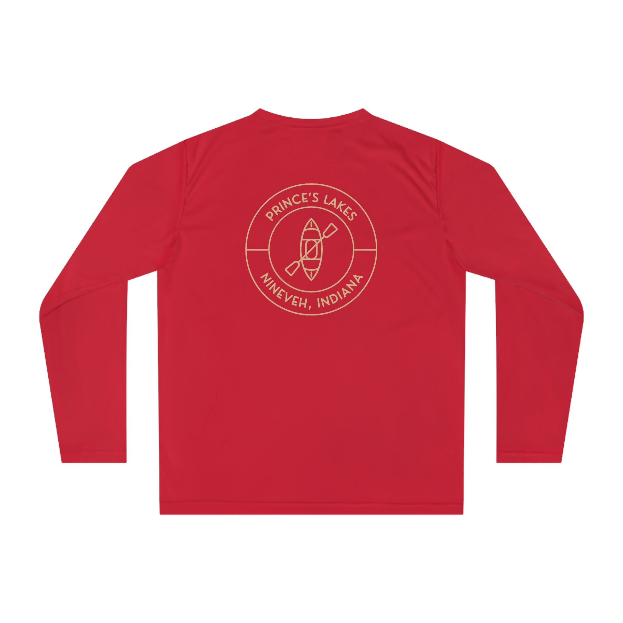 Performance Long Sleeve Shirt — Kayak Prince's Lakes Logo