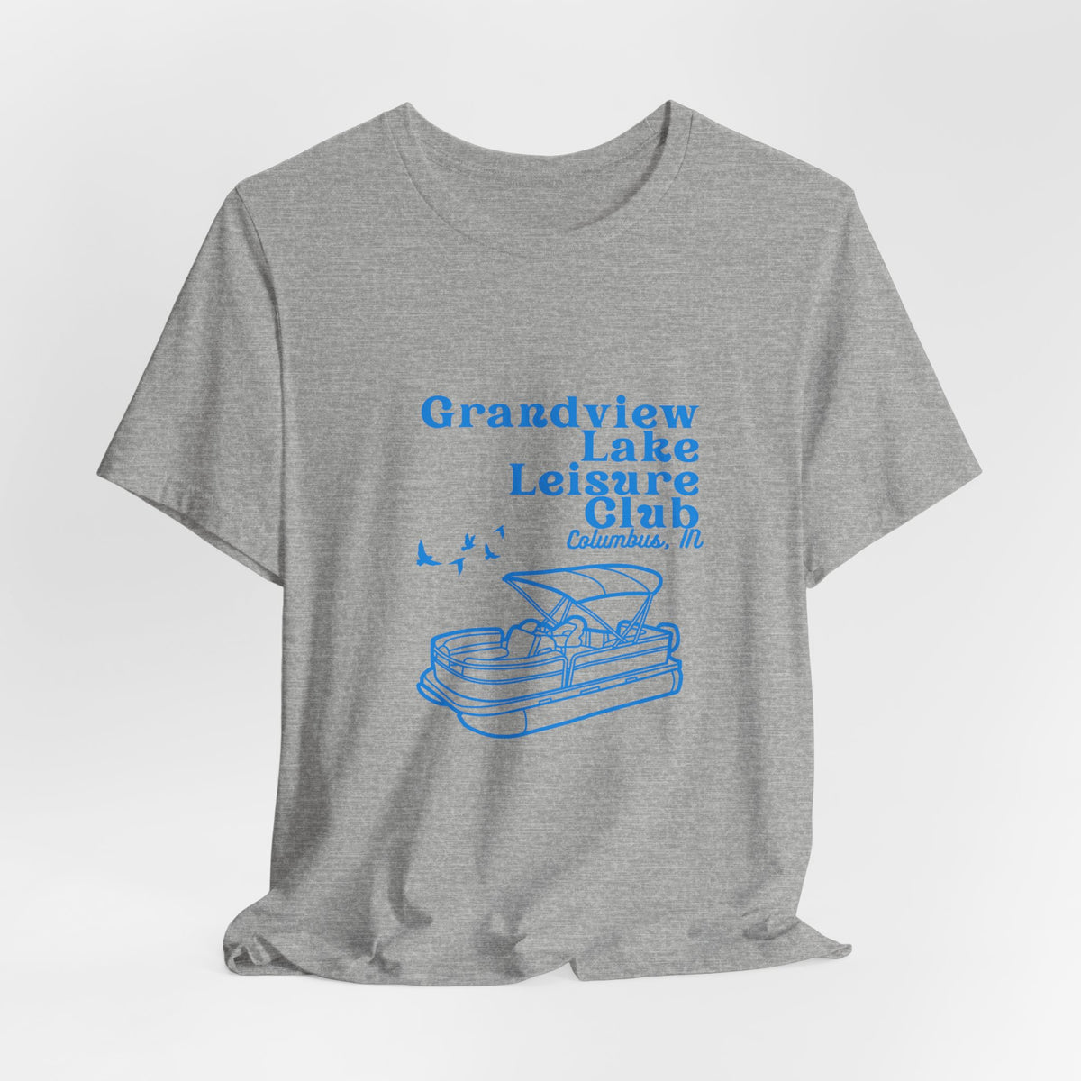 Pontoon Tee – "Grandview Lake Leisure Club" Vintage Boating T-Shirt