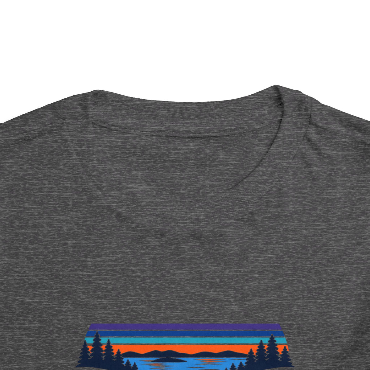 Toddler Tee - "Grandview Lake" Retro Sunset Graphic