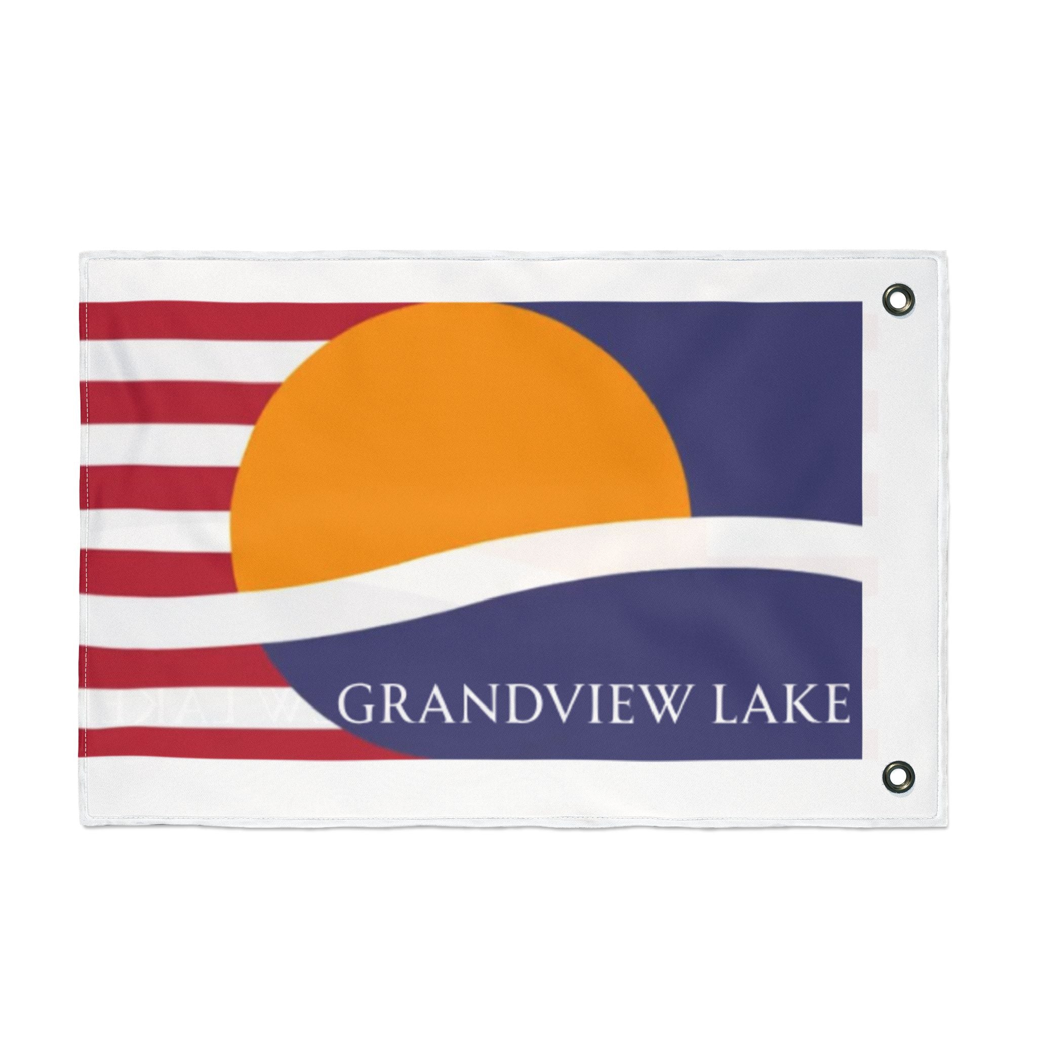 Grandview Lake 1953 Flag — Double-Sided Lake House Banner
