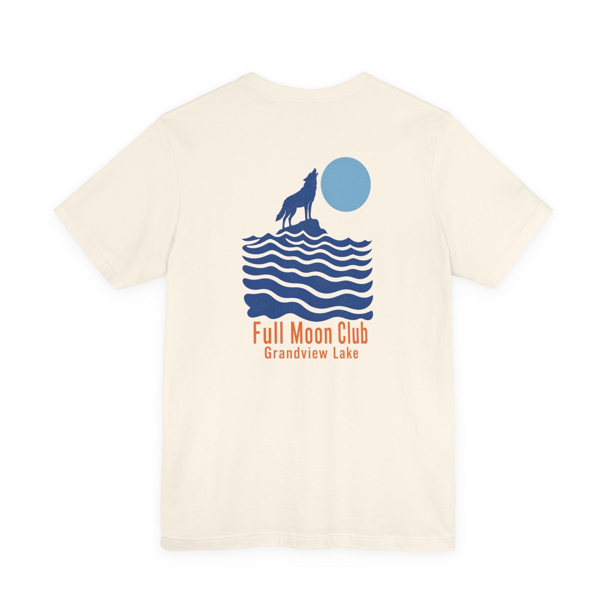 Grandview Full Moon Club Lake T-Shirt — Wolf Moon Graphic Tee