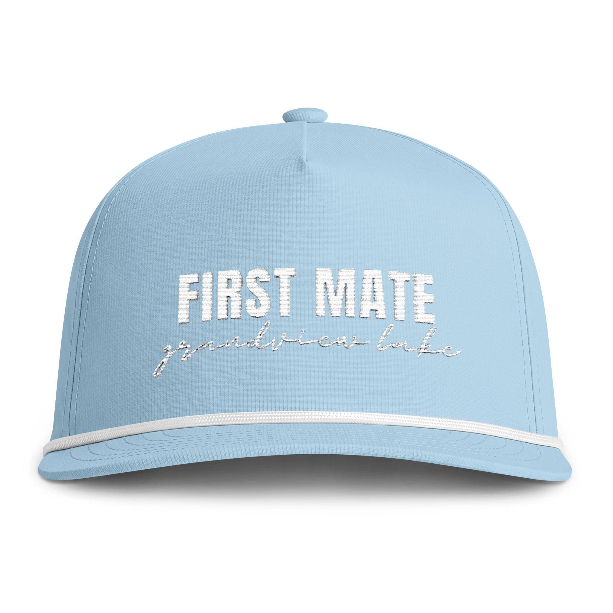 First Mate Grandview Lake Rope Cap – Sunwashed Nautical Hat