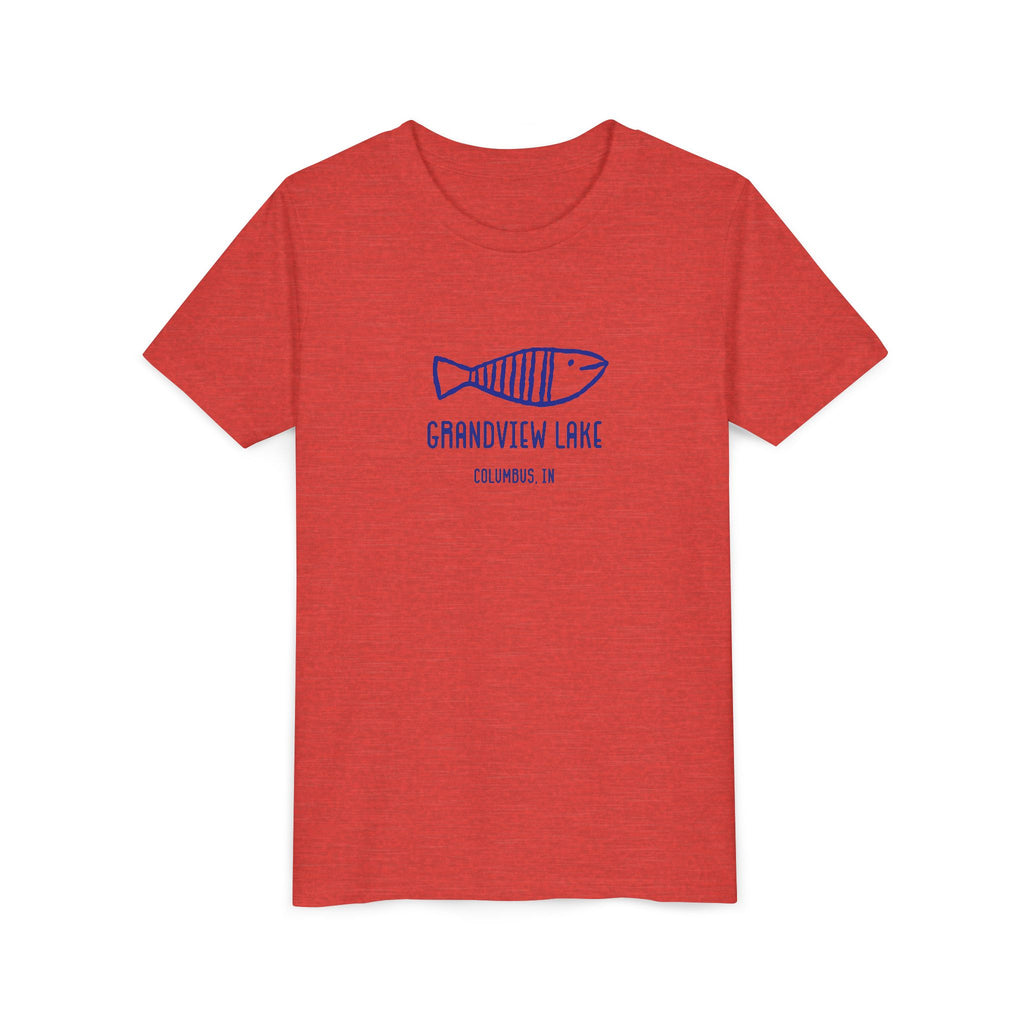 Youth Tee — 'Grandview Lake' Retro Fish Kids T-Shirt