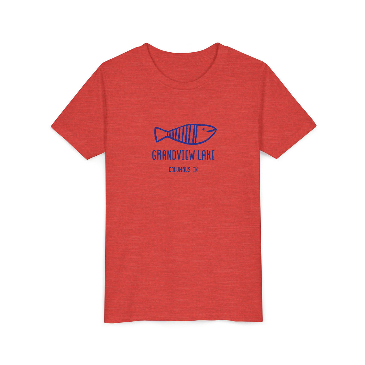 Youth Tee — 'Grandview Lake' Retro Fish Kids T-Shirt