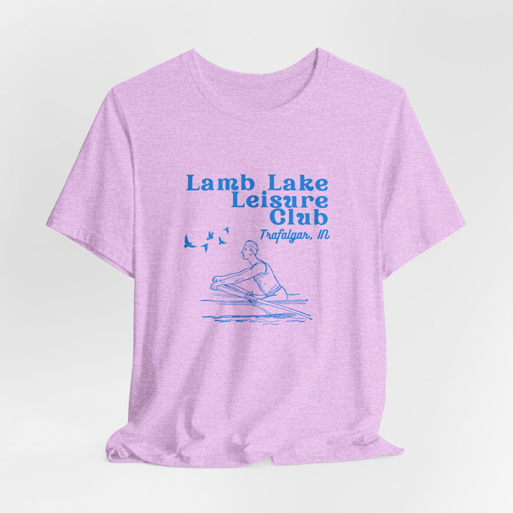 Kayak Tee – "Lamb Lake Leisure Club" Vintage Boating T-Shirt