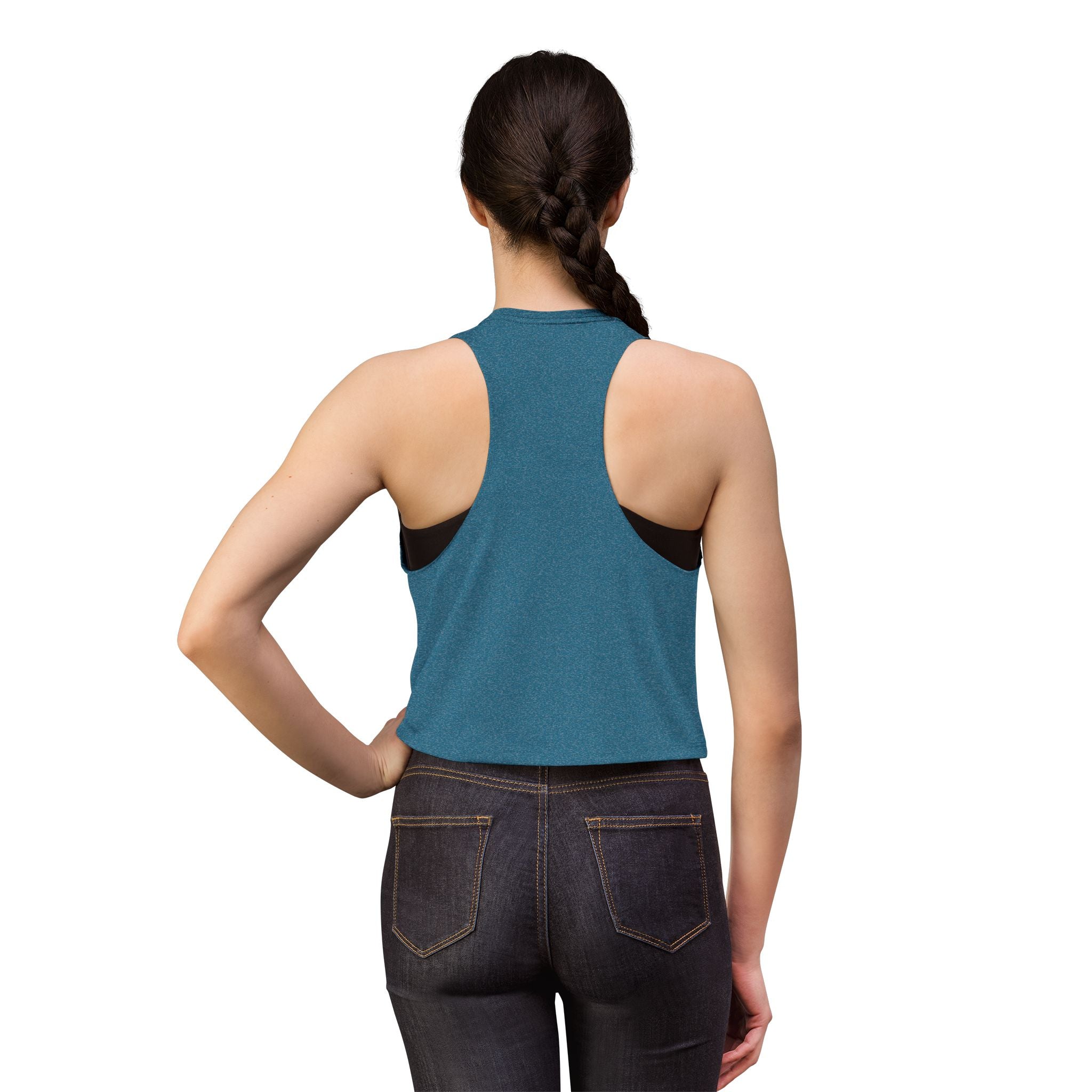 Lake Mode Women's Crop Tank Top – Fish Graphic