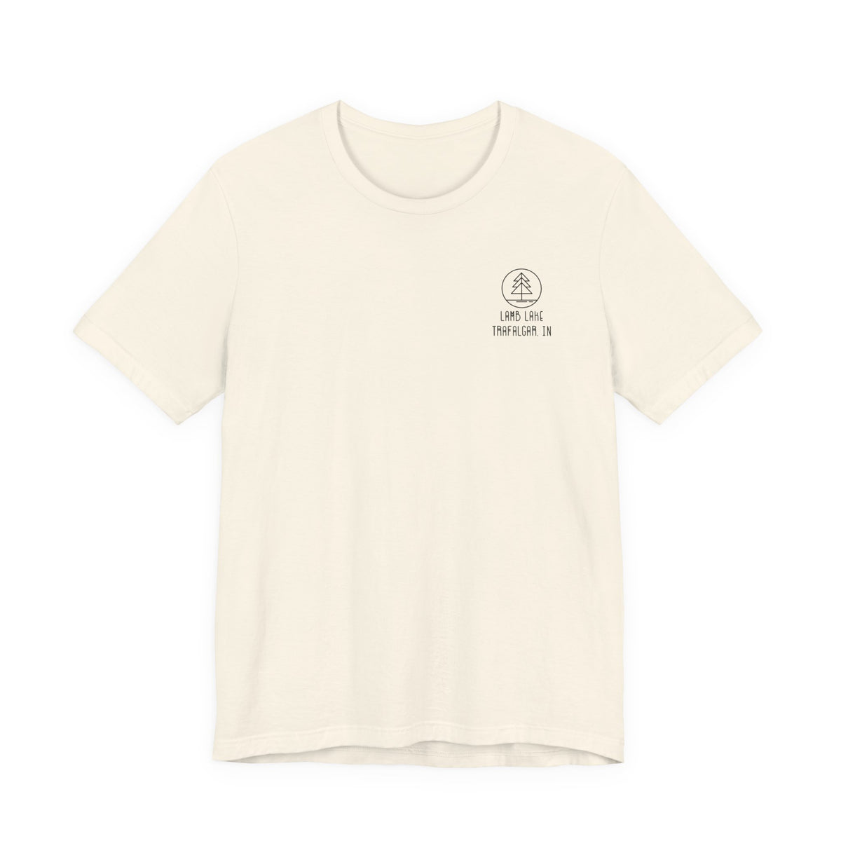 Lamb Lake Minimalist Tee — Lake Forest Graphic Short Sleeve Shirt