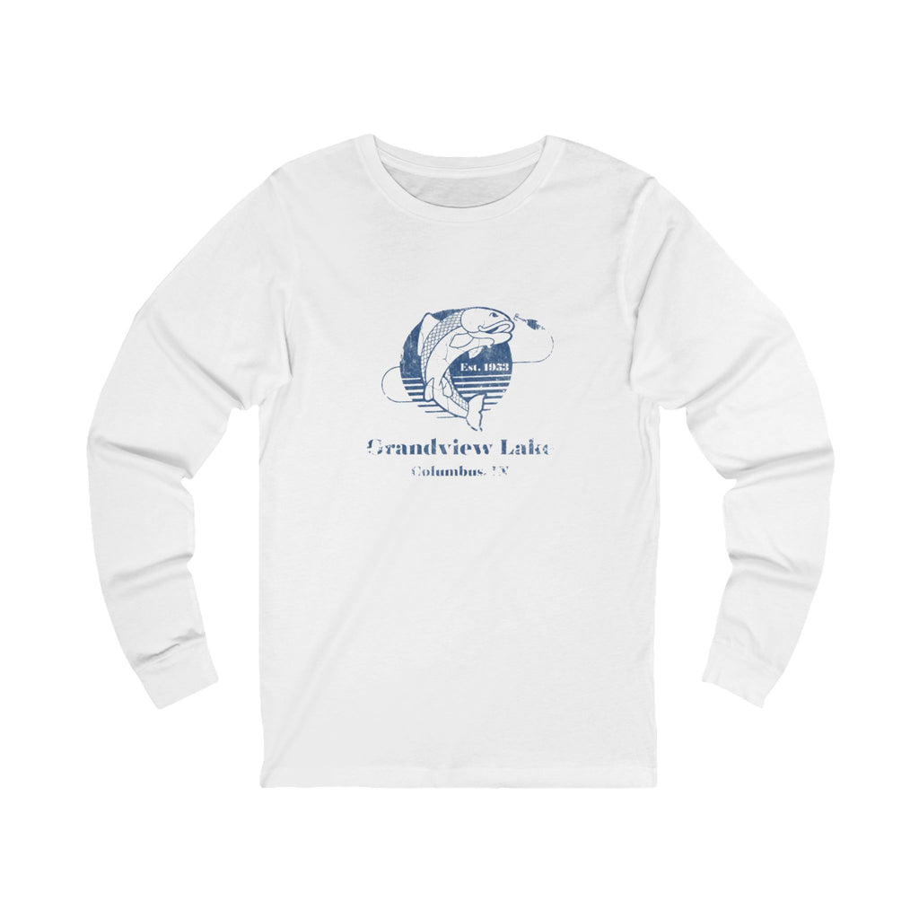Vintage Faded Grandview Fishing Long Sleeve Tee