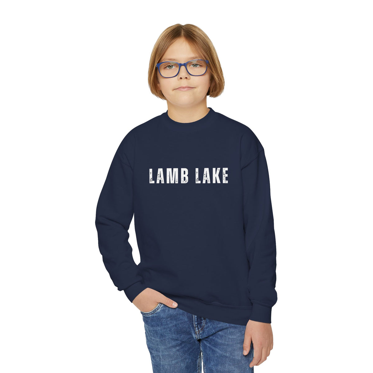 Youth Crewneck Sweatshirt Lamb Lake