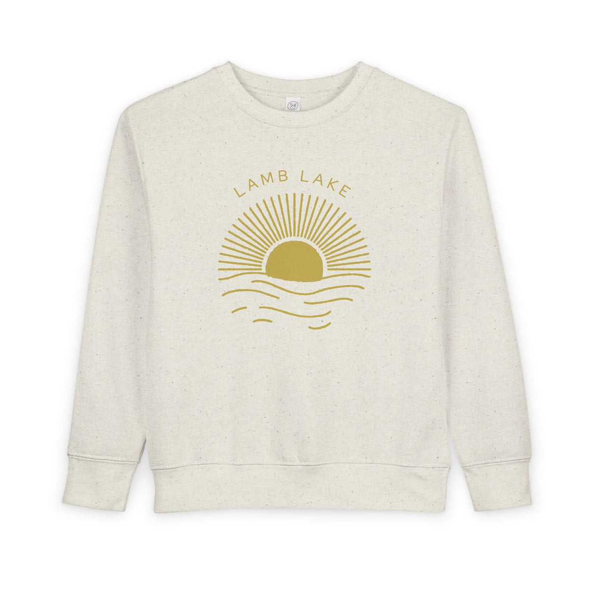 Toddler Sweatshirt - 'Lamb Lake' Sunrise Graphic Pullover for Kids