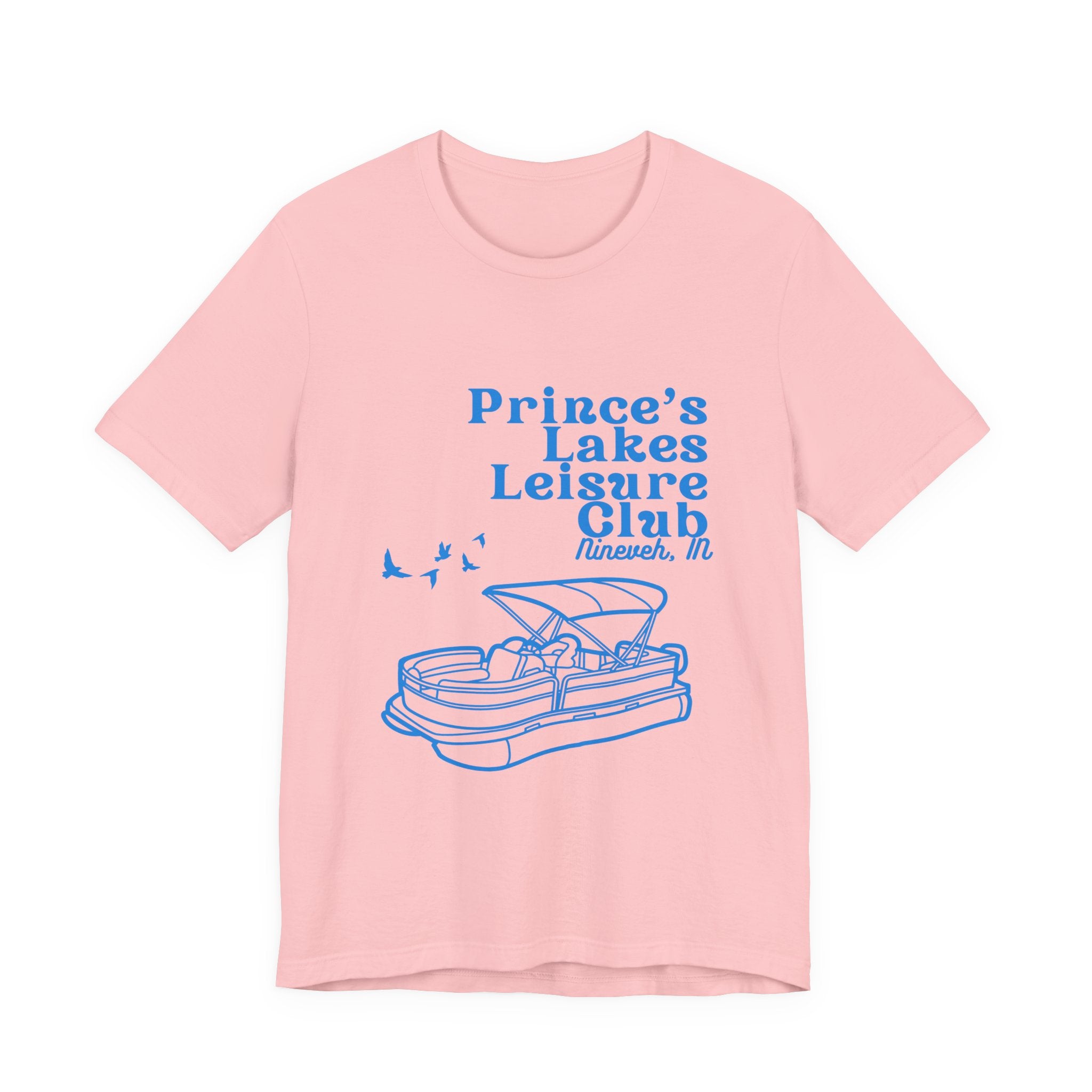 Lake Club Pontoon Boat Tee – "Prince's Lakes Leisure Club" Vintage Boating T-Shirt
