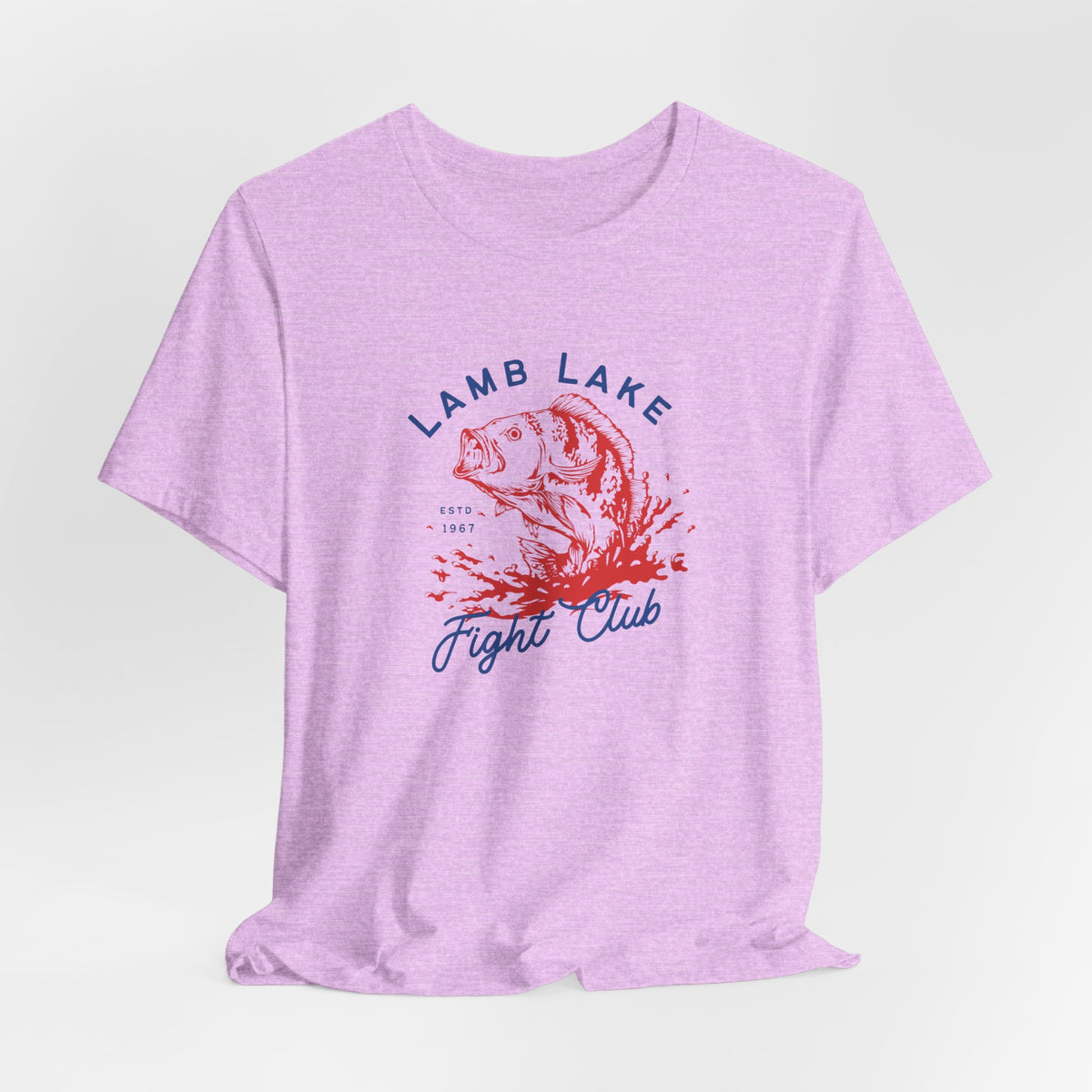 Lamb Lake Fight Club Fishing T-Shirt