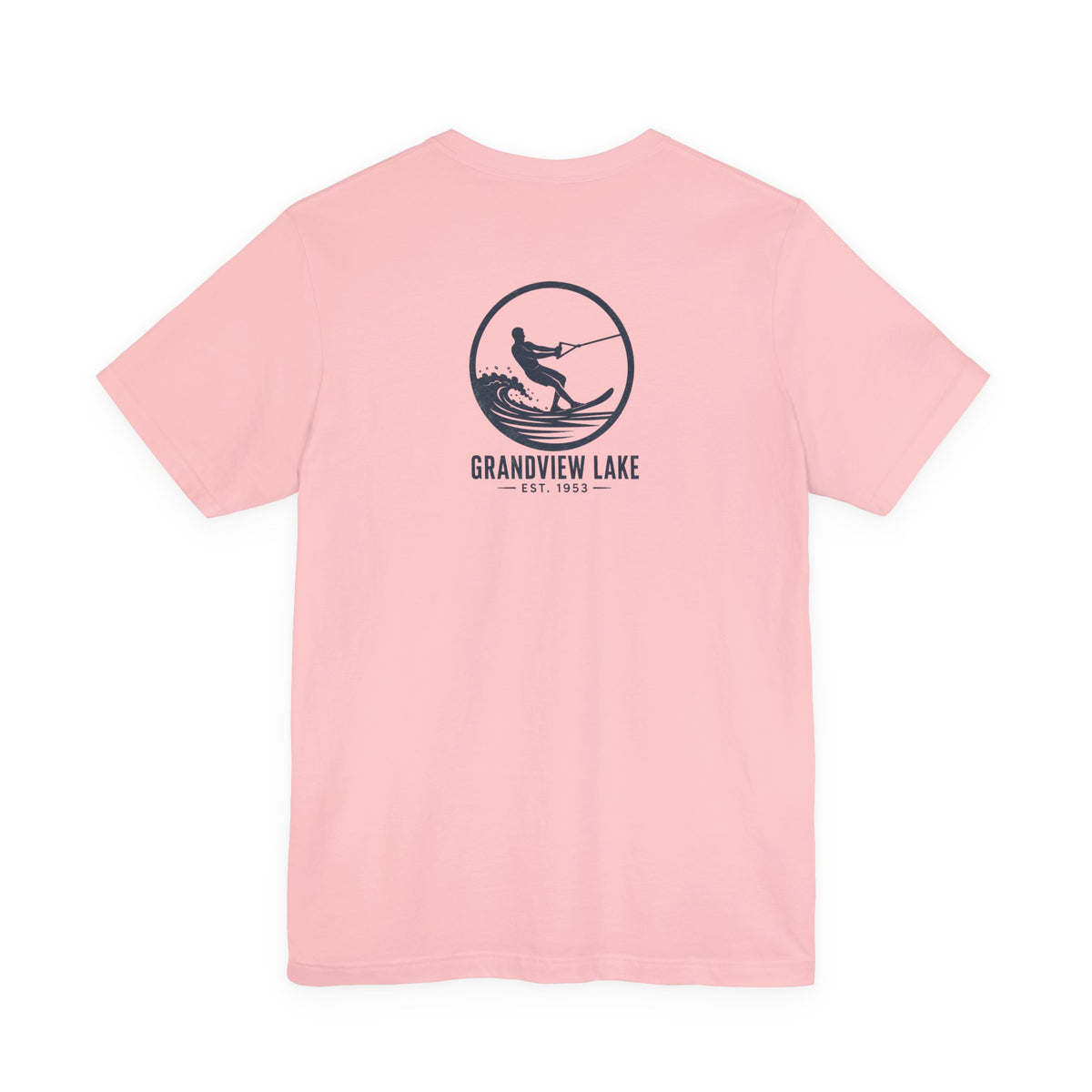 Grandview Lake Waterski Tee — Back Graphic Lake Shirt
