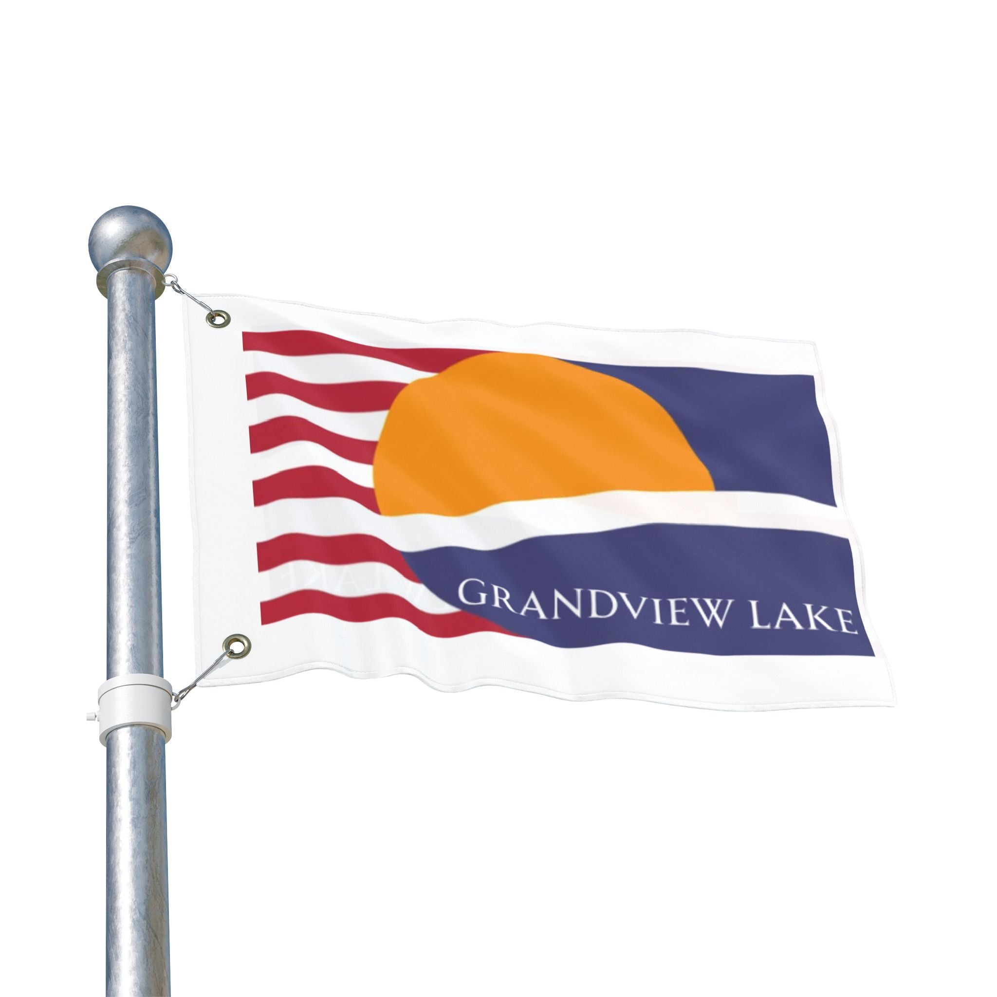 Grandview Lake 1953 Flag — Double-Sided Lake House Banner