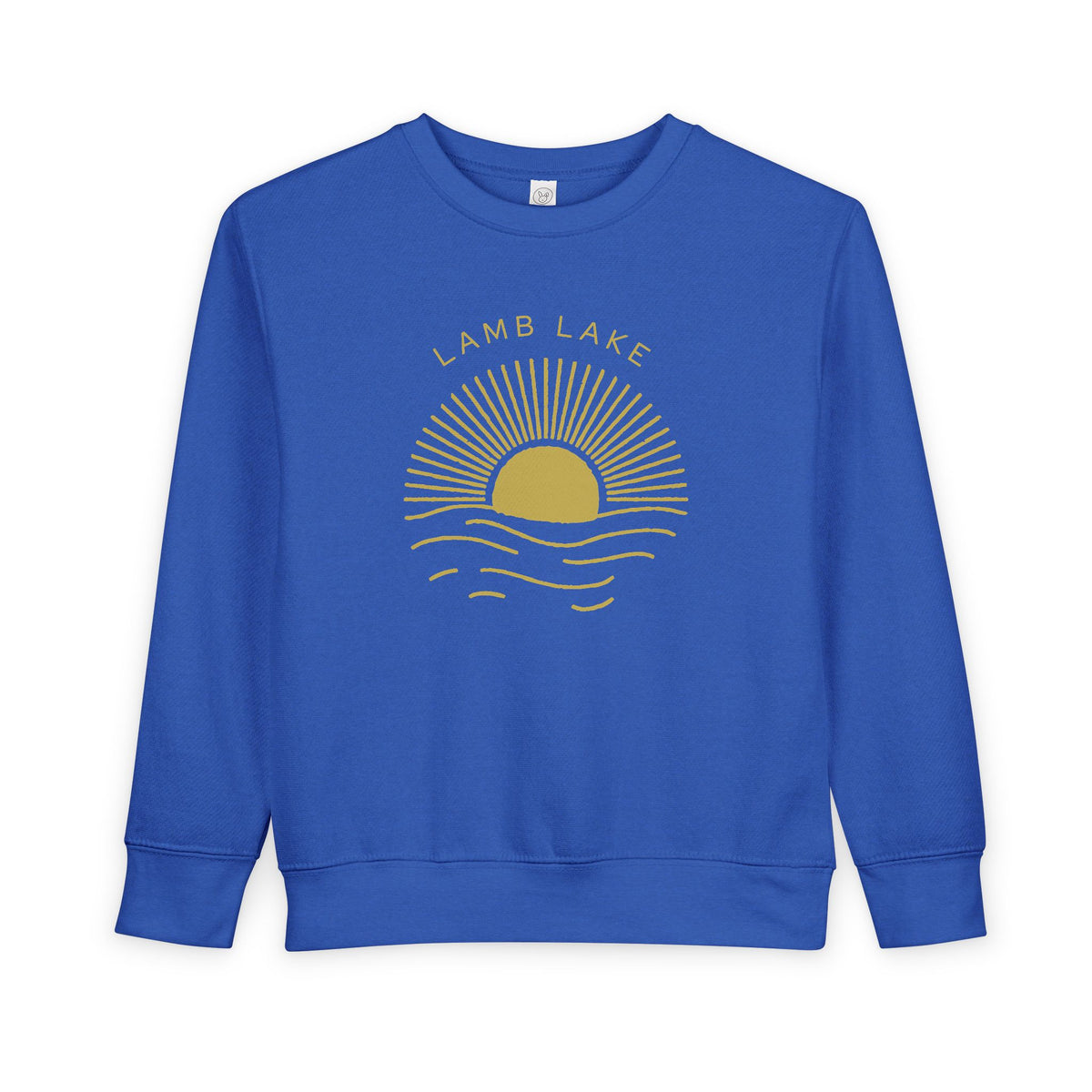 Toddler Sweatshirt - 'Lamb Lake' Sunrise Graphic Pullover for Kids