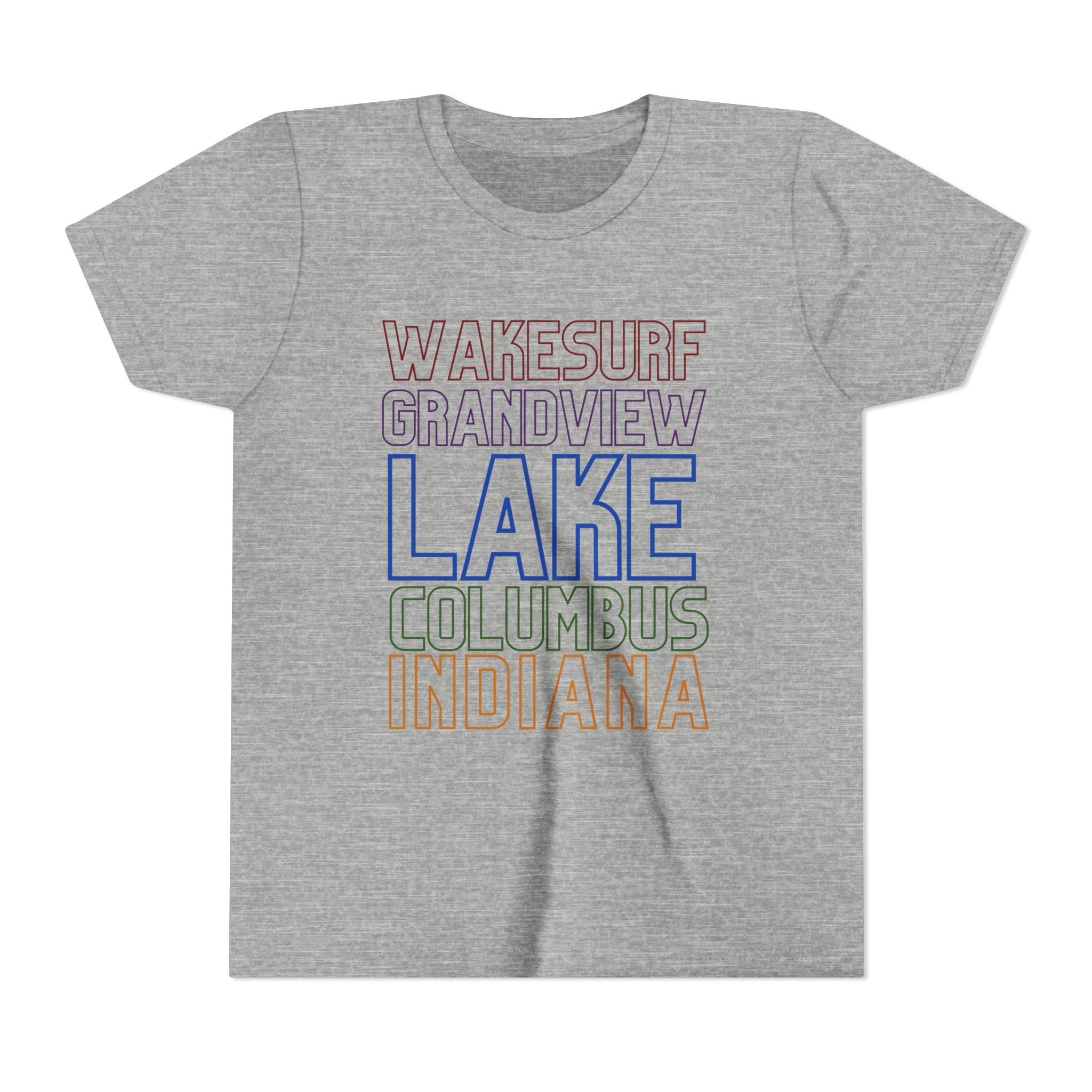 Youth Tee - Grandview Lake Columbus Indiana Wakesurf (Kids)