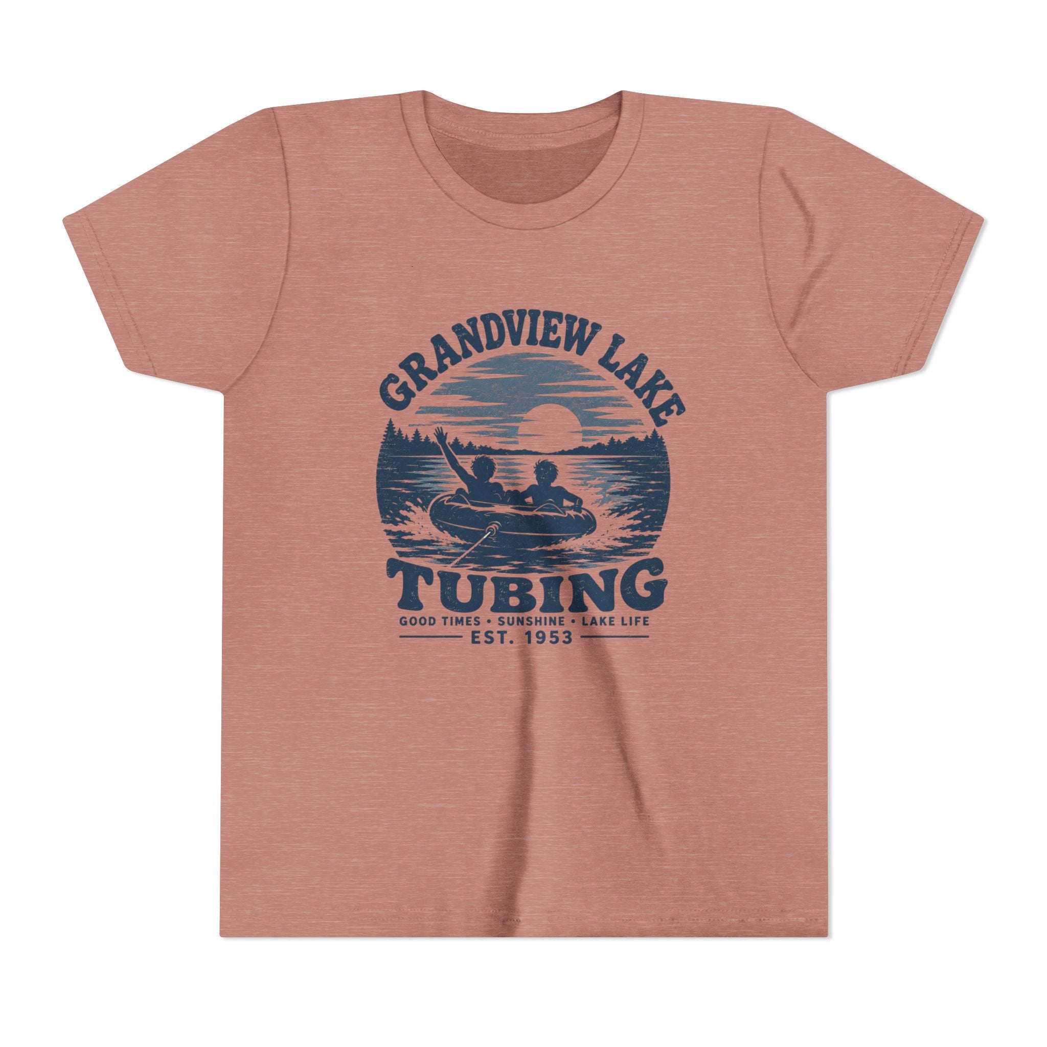 Youth T-Shirt - Grandview Lake Tubing Vintage Design