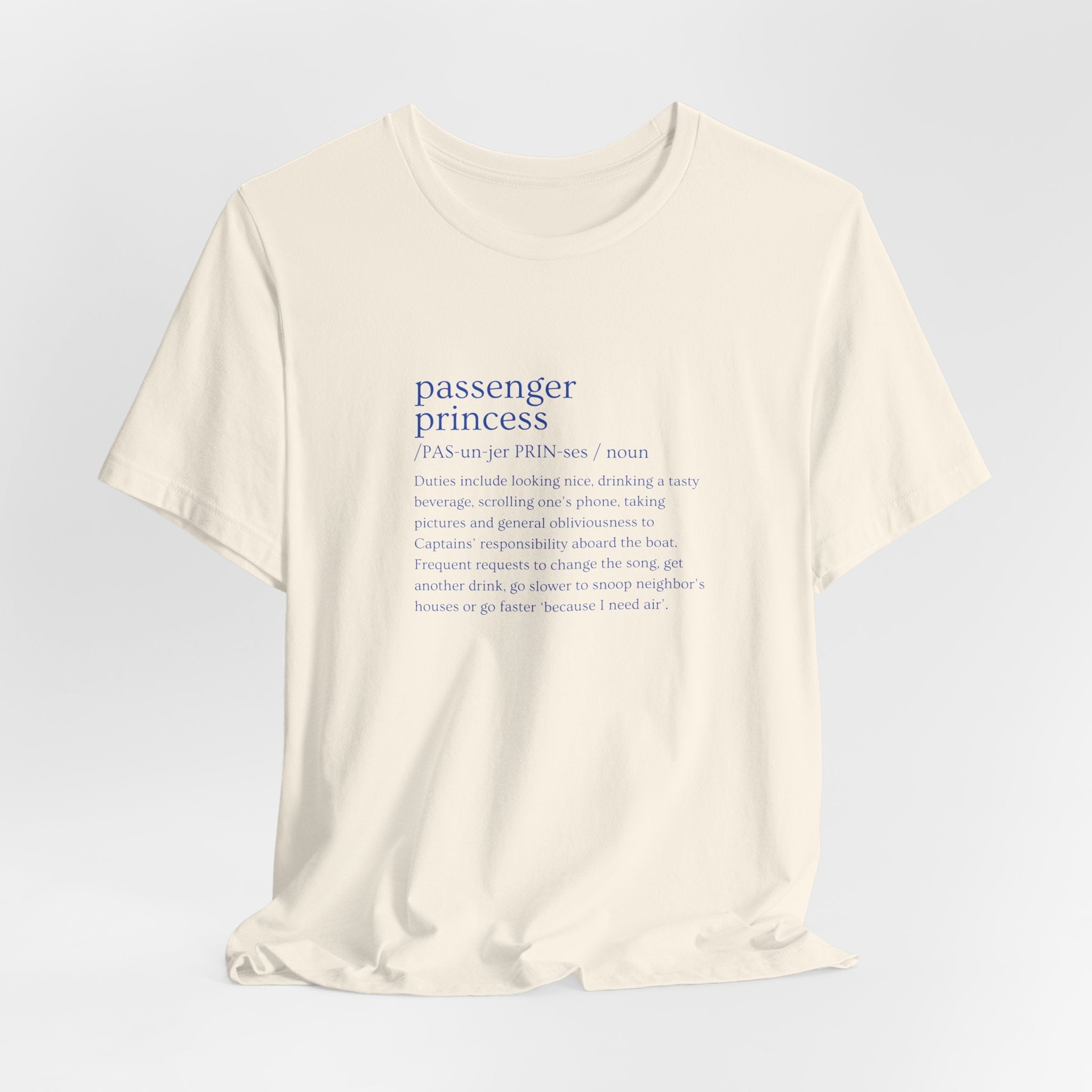 Passenger Princess Tee — Travel Definition Shirt